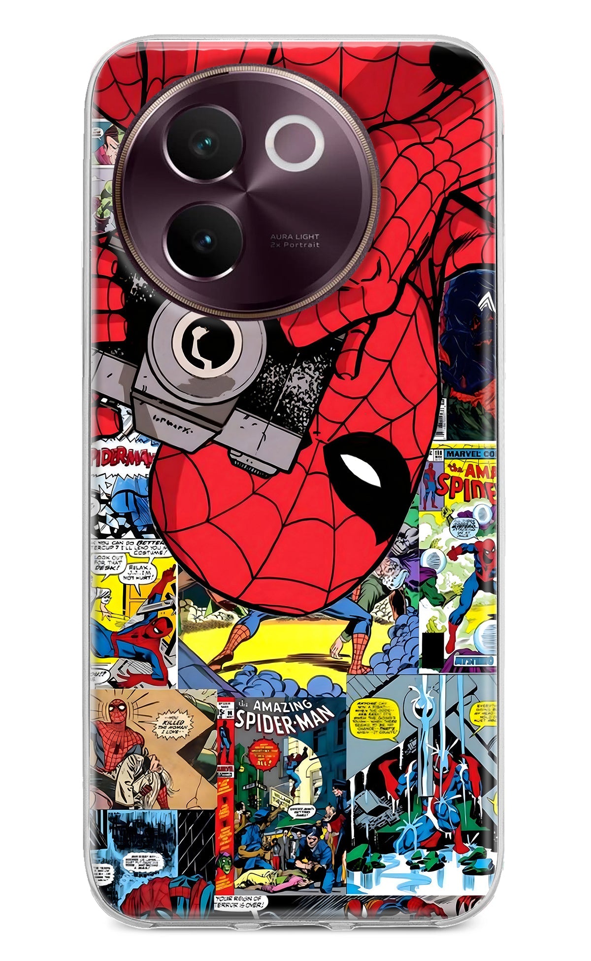 Spider Man Vivo V30e Back Cover