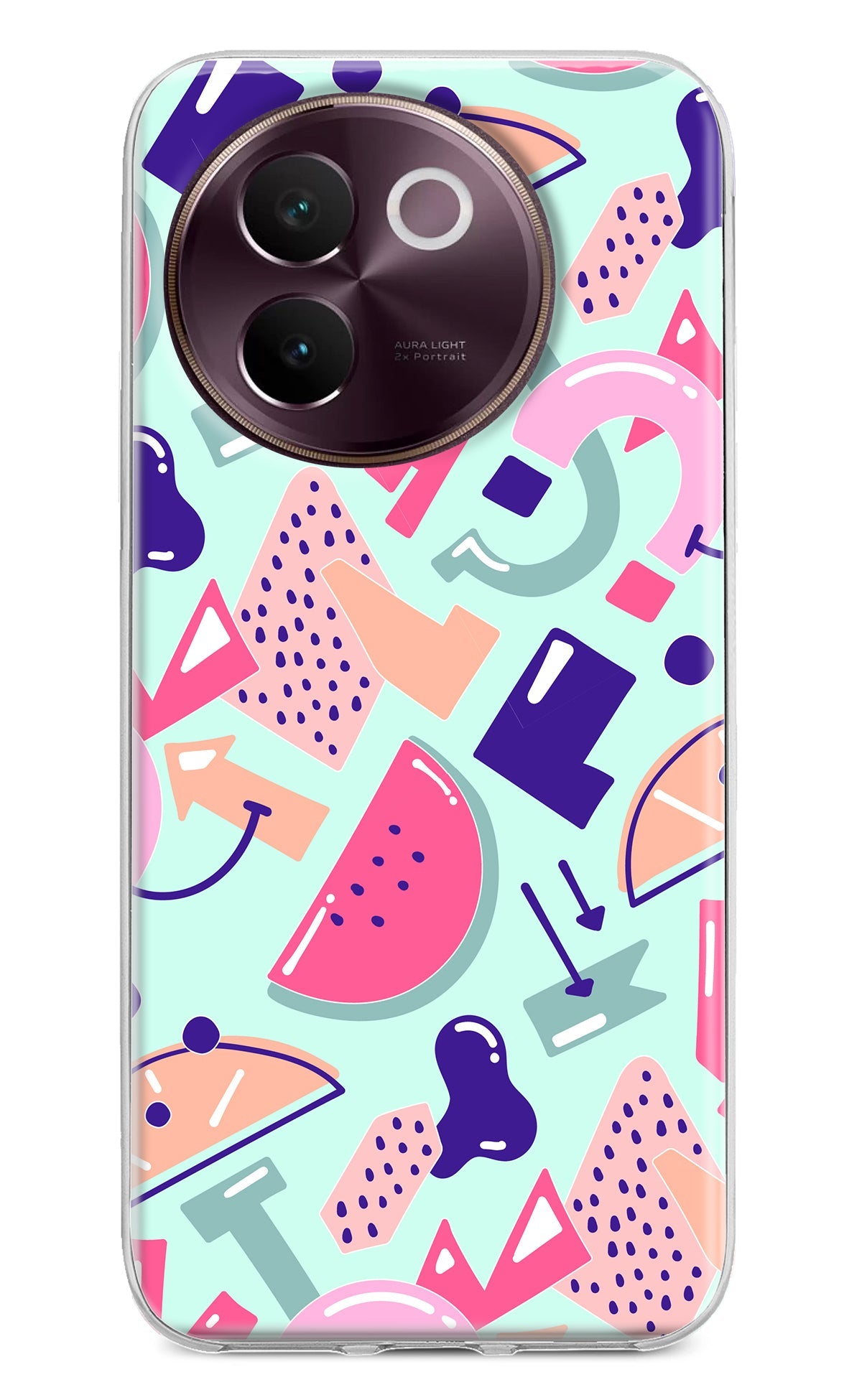 Doodle Pattern Vivo V30e Back Cover