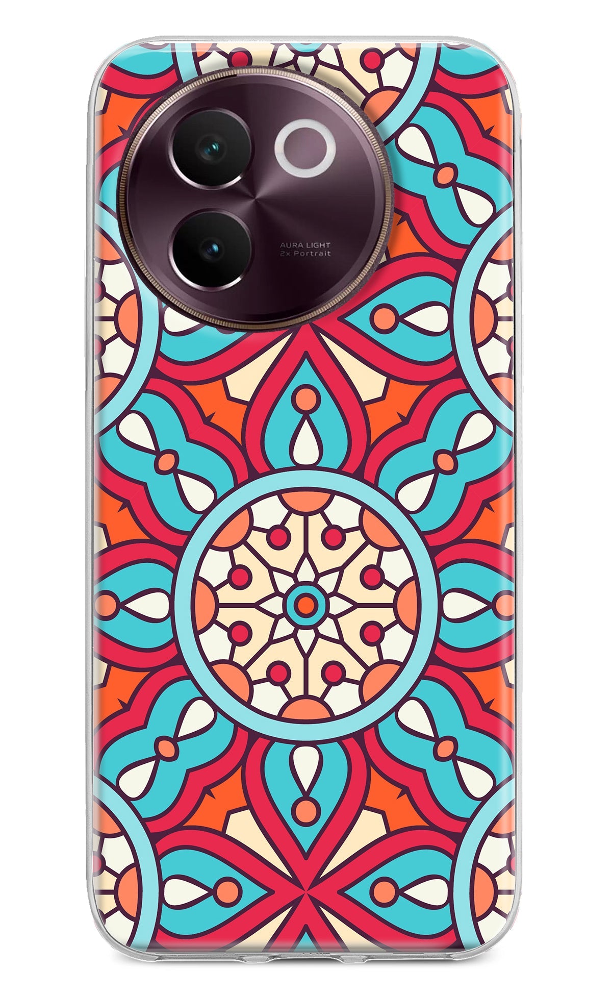 Mandala Geometric Vivo V30e Back Cover