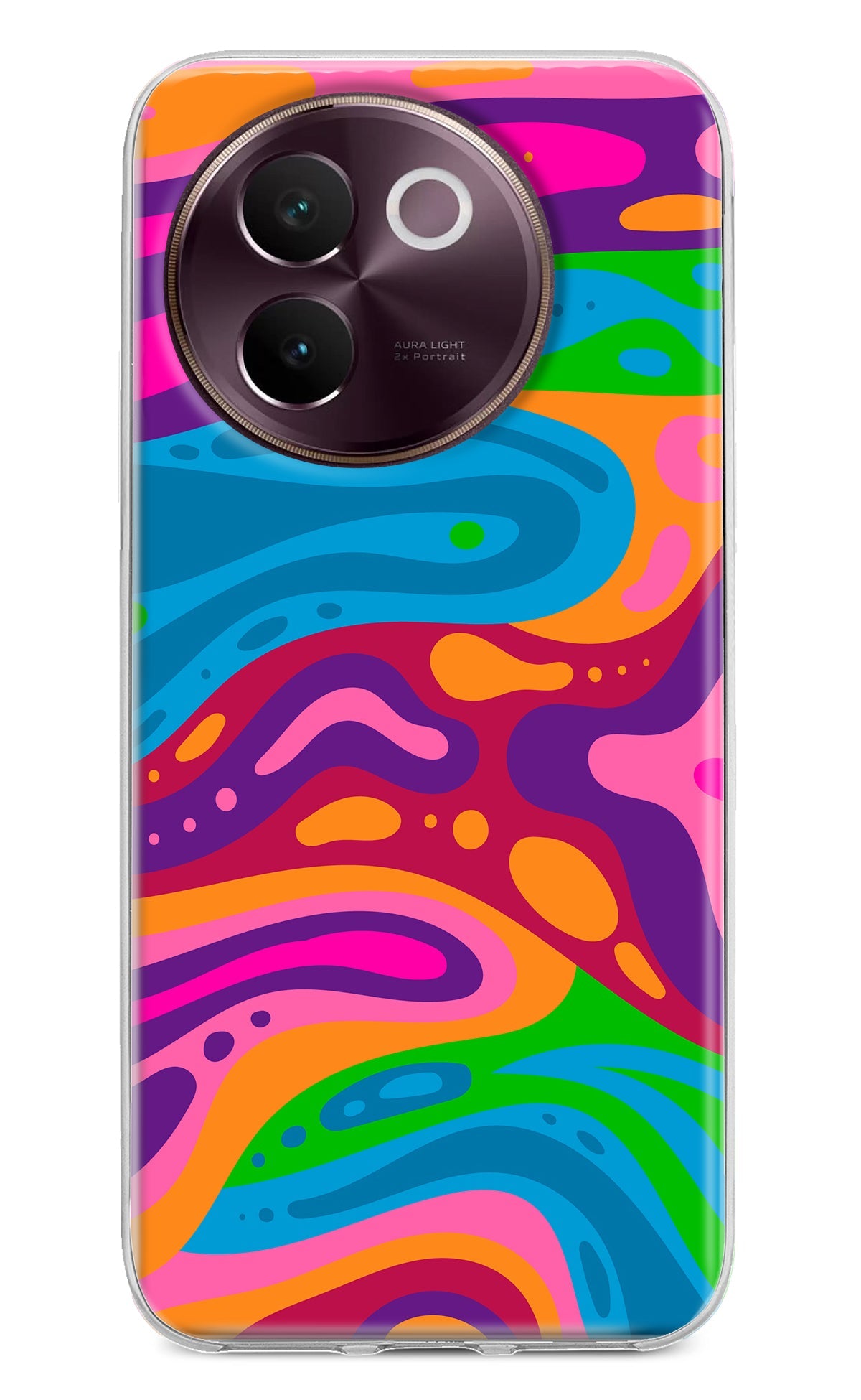 Trippy Pattern Vivo V30e Back Cover