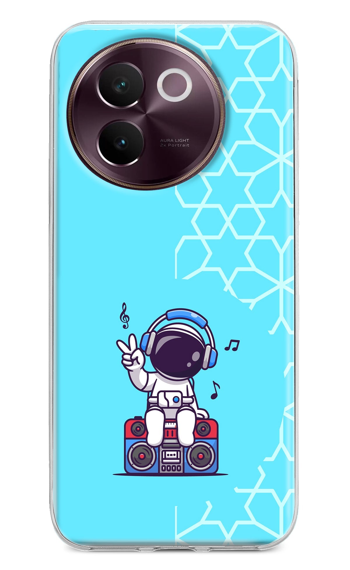 Cute Astronaut Chilling Vivo V30e Back Cover