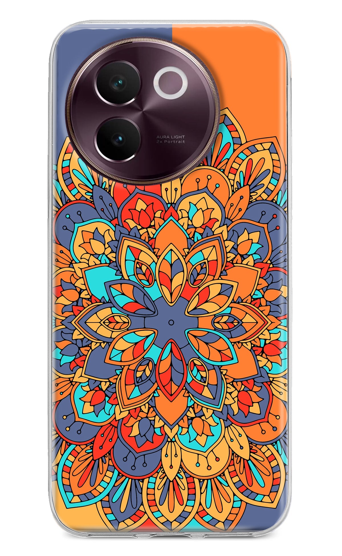 Color Mandala Vivo V30e Back Cover