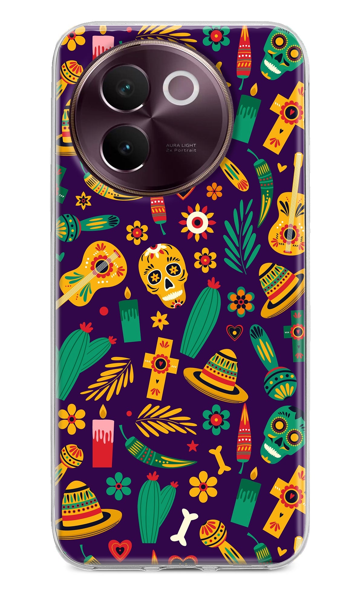 Mexican Artwork Vivo V30e Back Cover