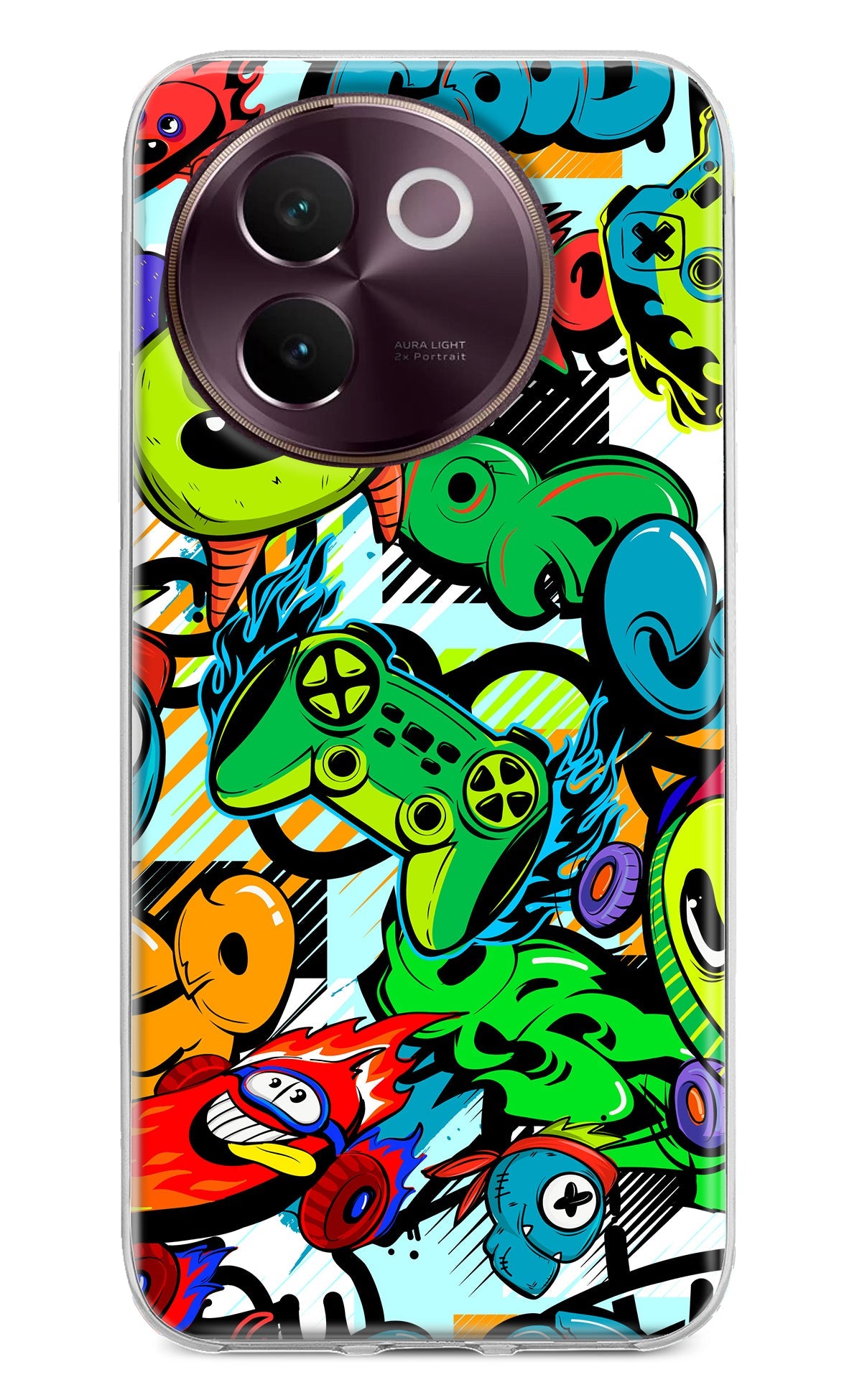 Game Doodle Vivo V30e Back Cover