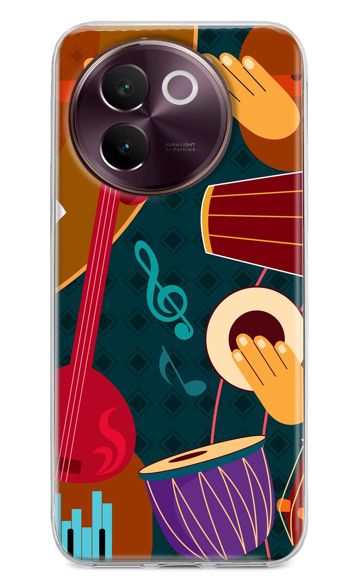 Music Instrument Vivo V30e Back Cover