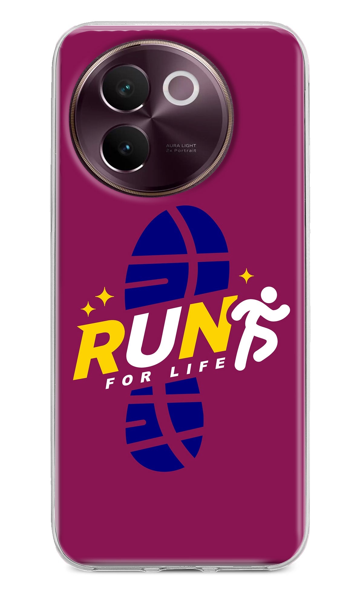 Run for Life Vivo V30e Back Cover