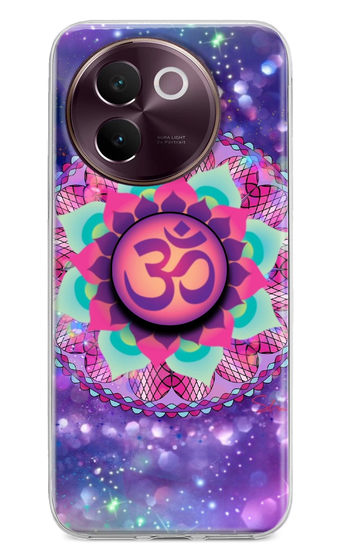 Om Purple Vivo V30e Pop Case