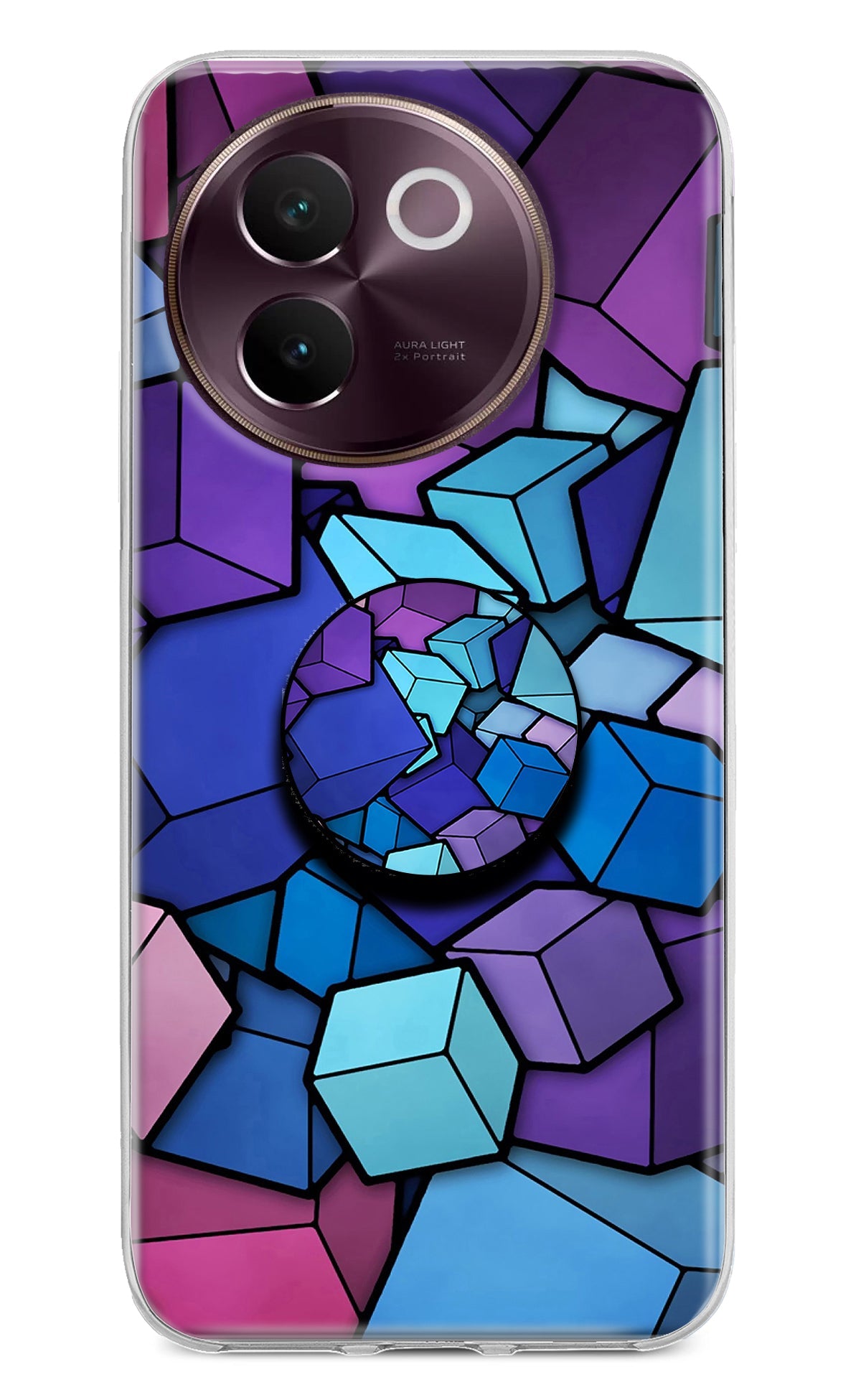 Cubic Abstract Vivo V30e Pop Case