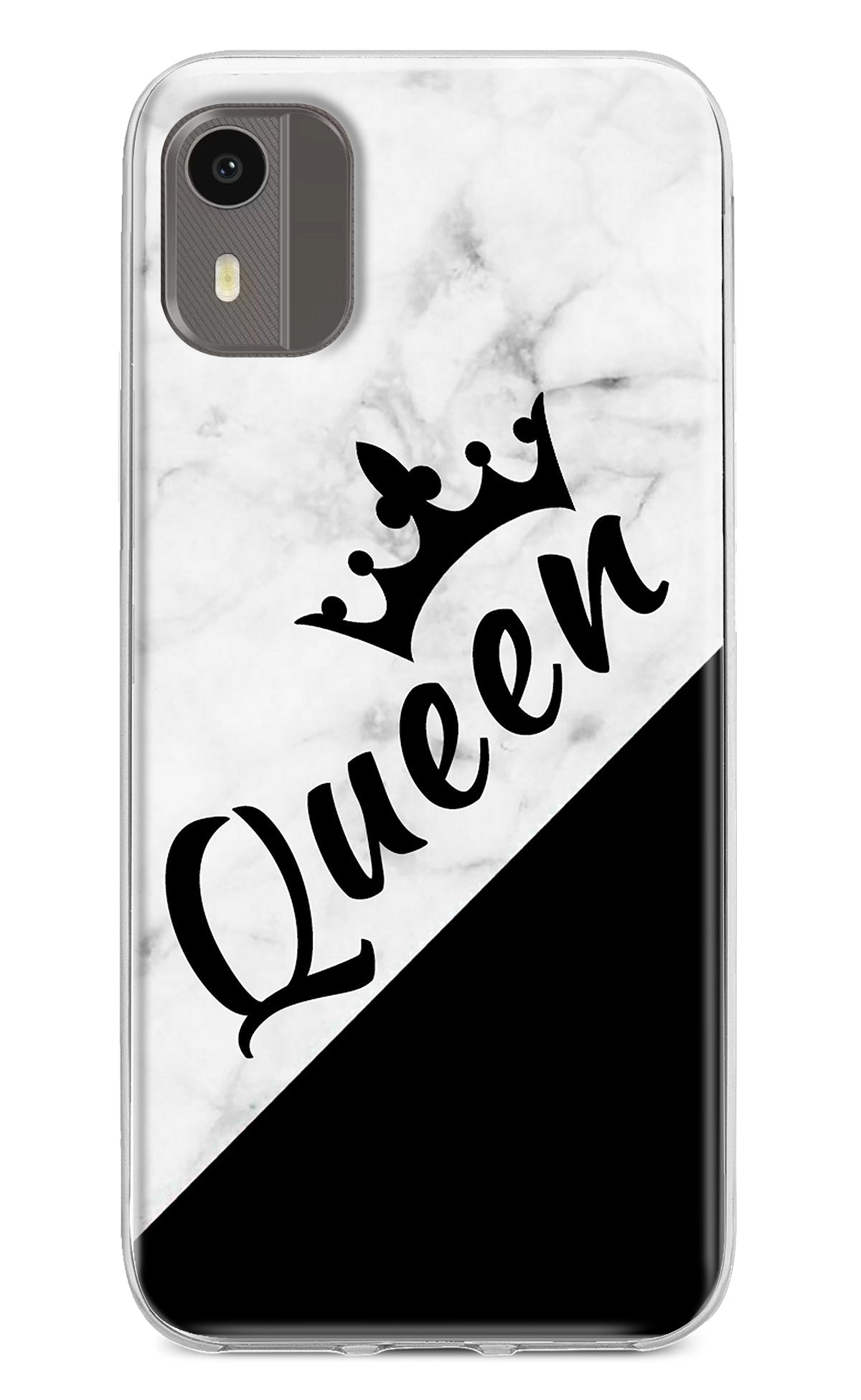 Queen Nokia C12/C12 Pro Back Cover