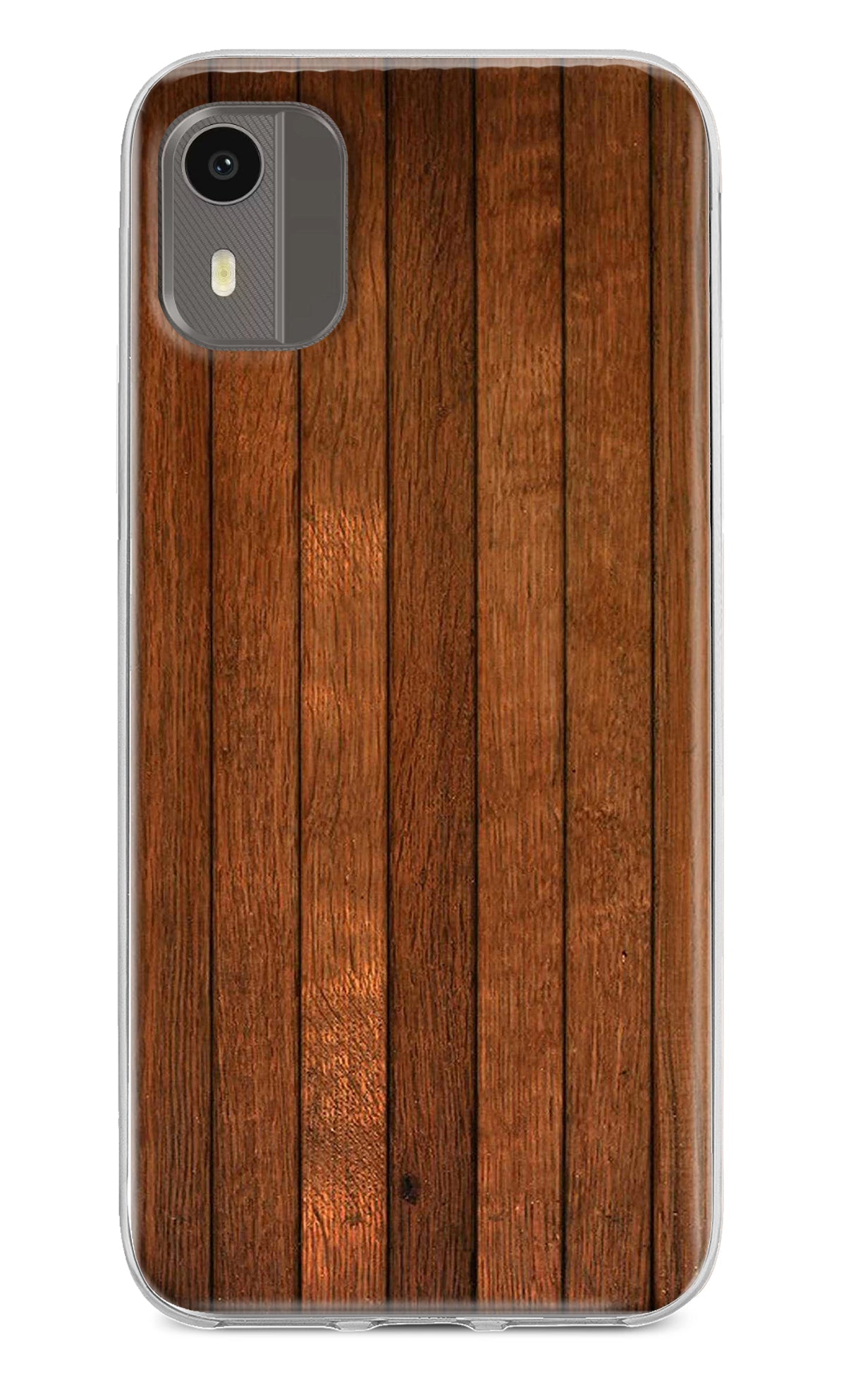 Wooden Artwork Bands Nokia C12/C12 Pro Back Cover