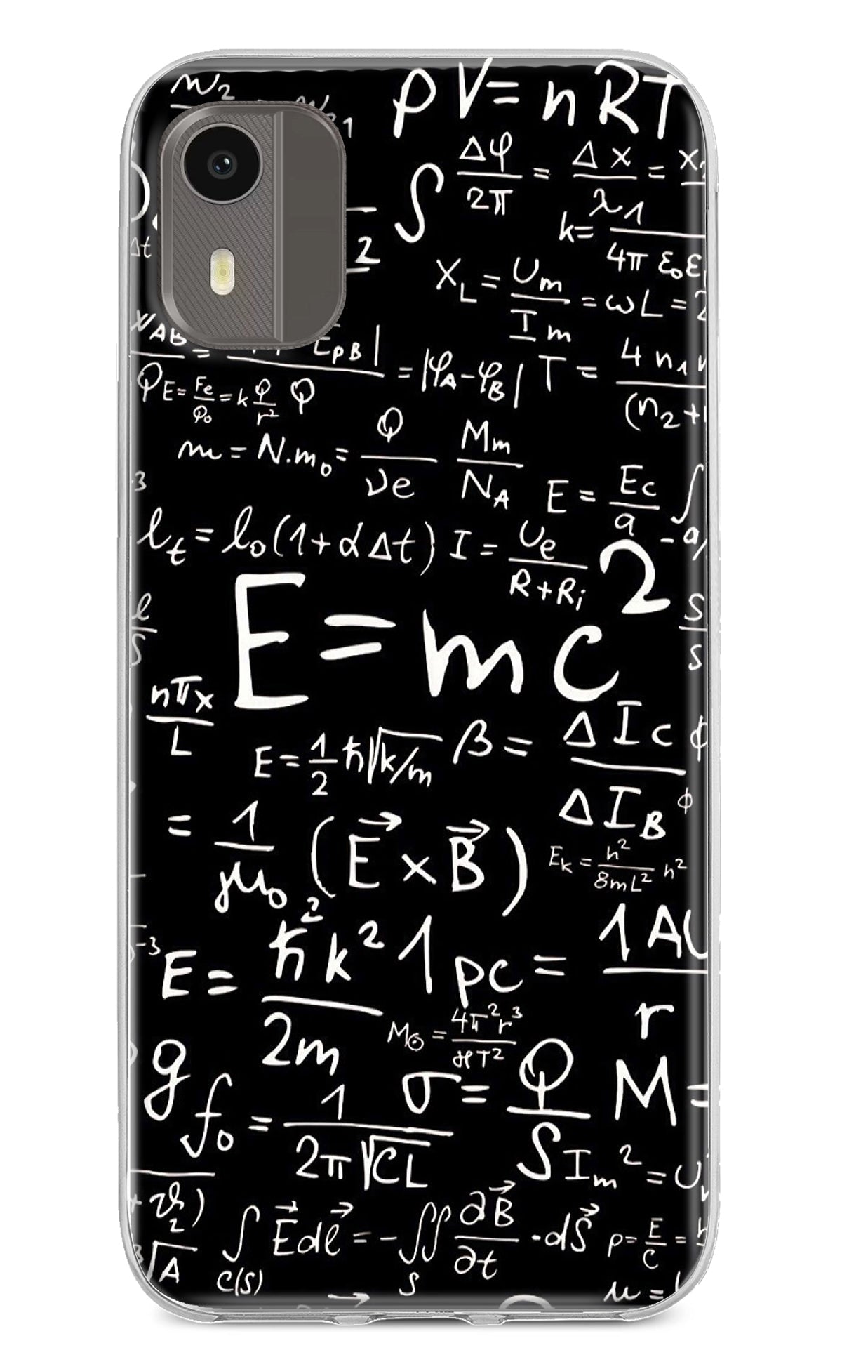 Physics Formula Nokia C12/C12 Pro Back Cover
