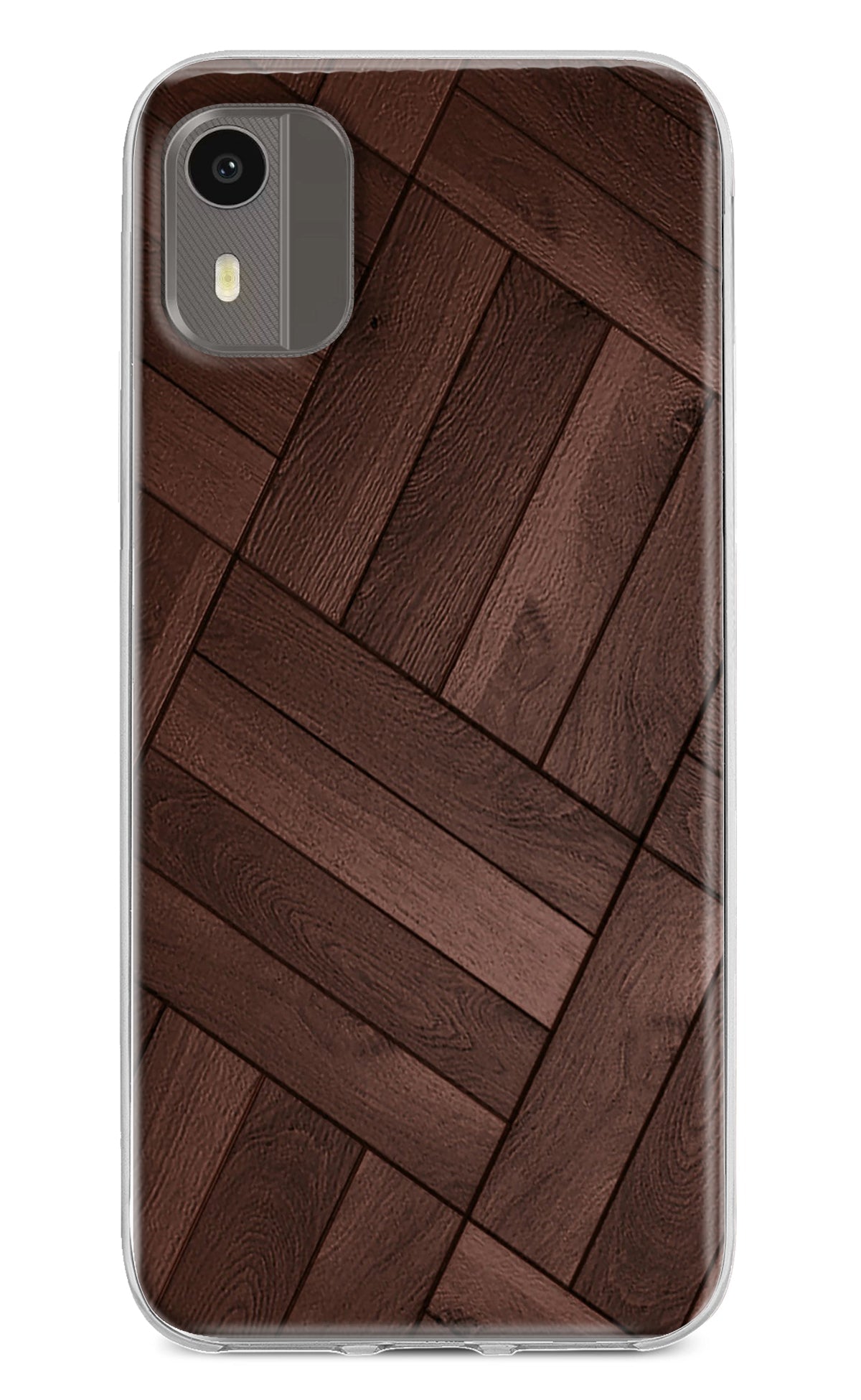 Wooden Texture Design Nokia C12/C12 Pro Back Cover