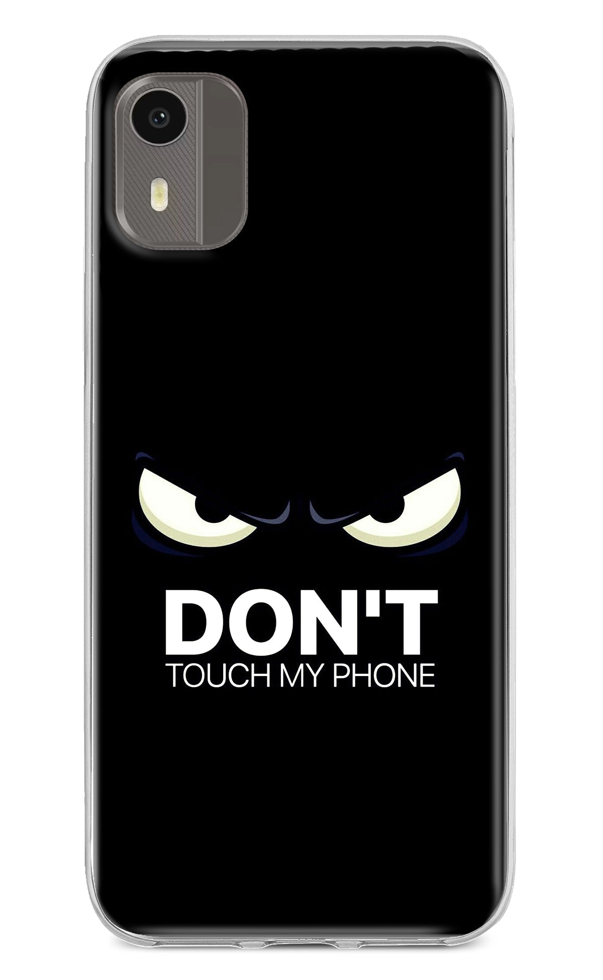 Don'T Touch My Phone Nokia C12/C12 Pro Back Cover