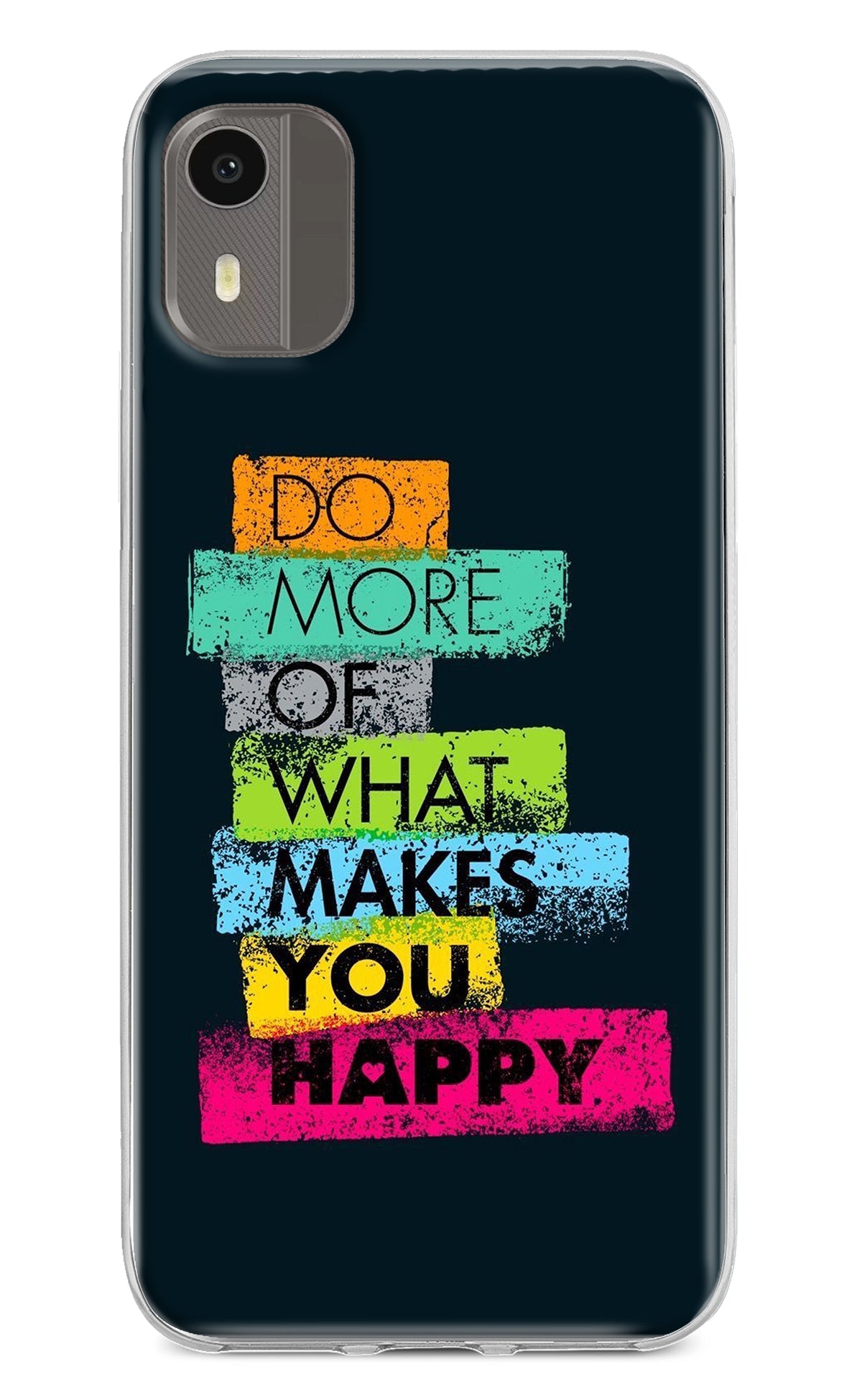 Do More Of What Makes You Happy Nokia C12/C12 Pro Back Cover