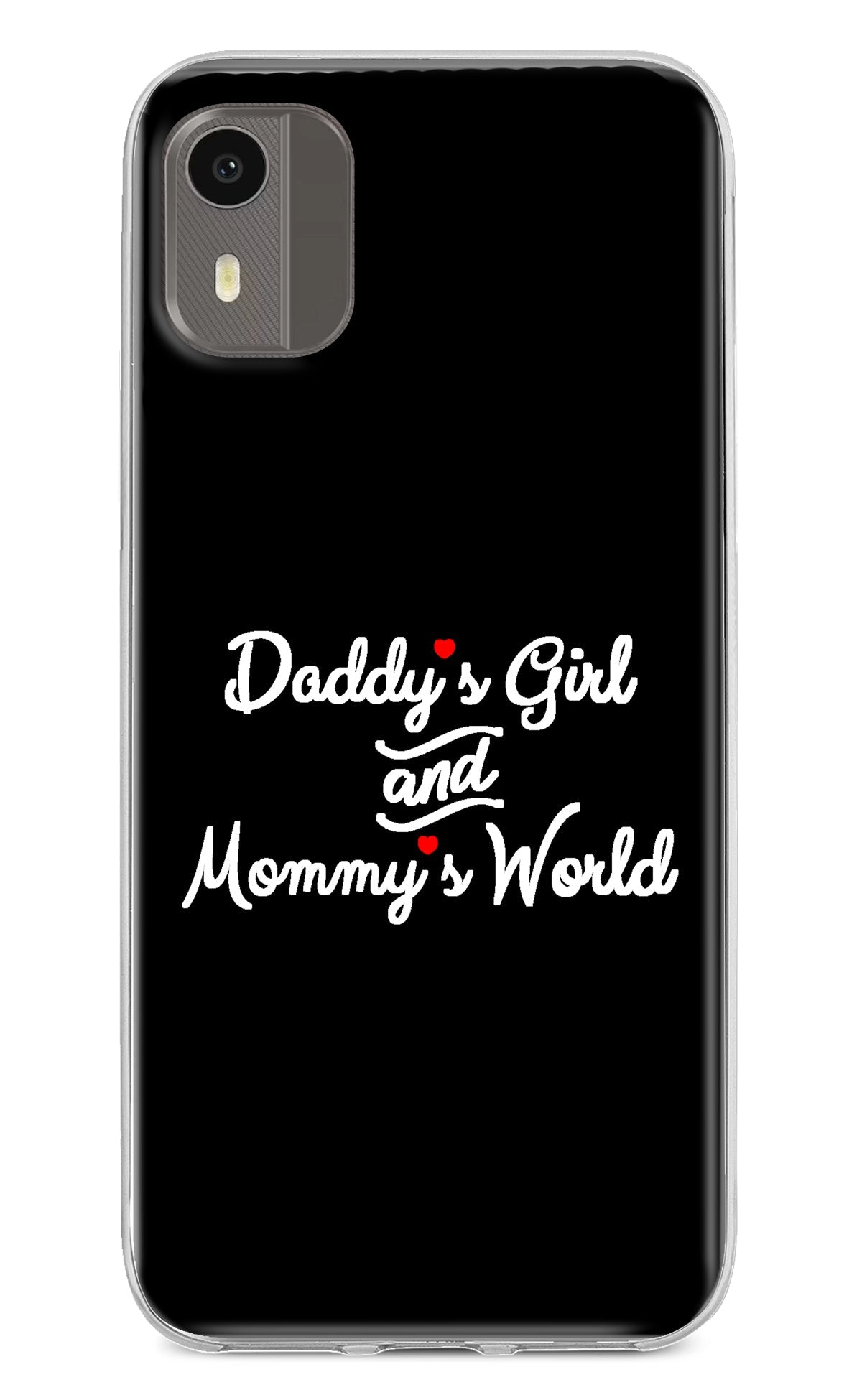 Daddy's Girl and Mommy's World Nokia C12/C12 Pro Back Cover