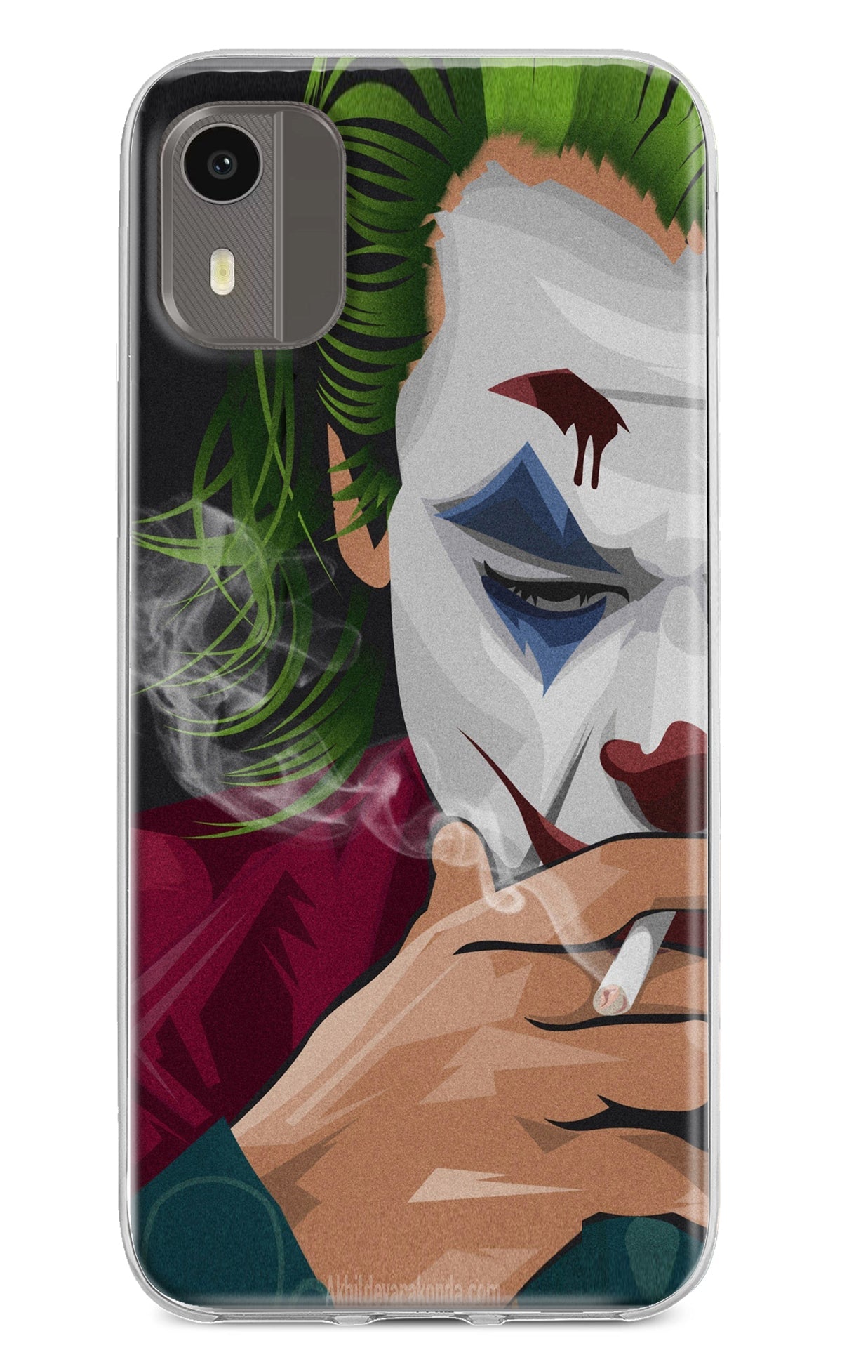 Joker Smoking Nokia C12/C12 Pro Back Cover