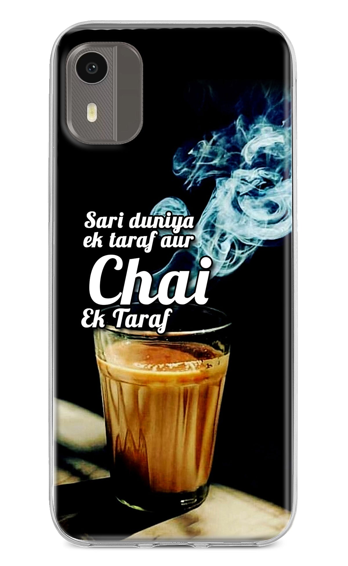 Chai Ek Taraf Quote Nokia C12/C12 Pro Back Cover