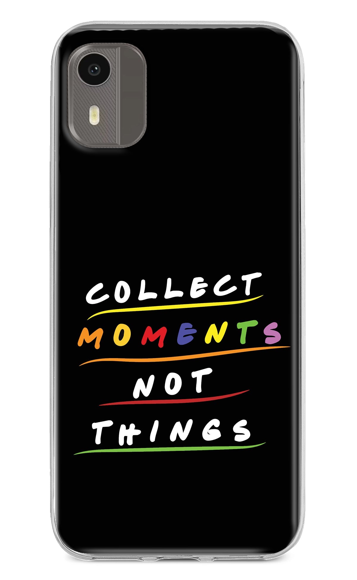 Collect Moments Not Things Nokia C12/C12 Pro Back Cover