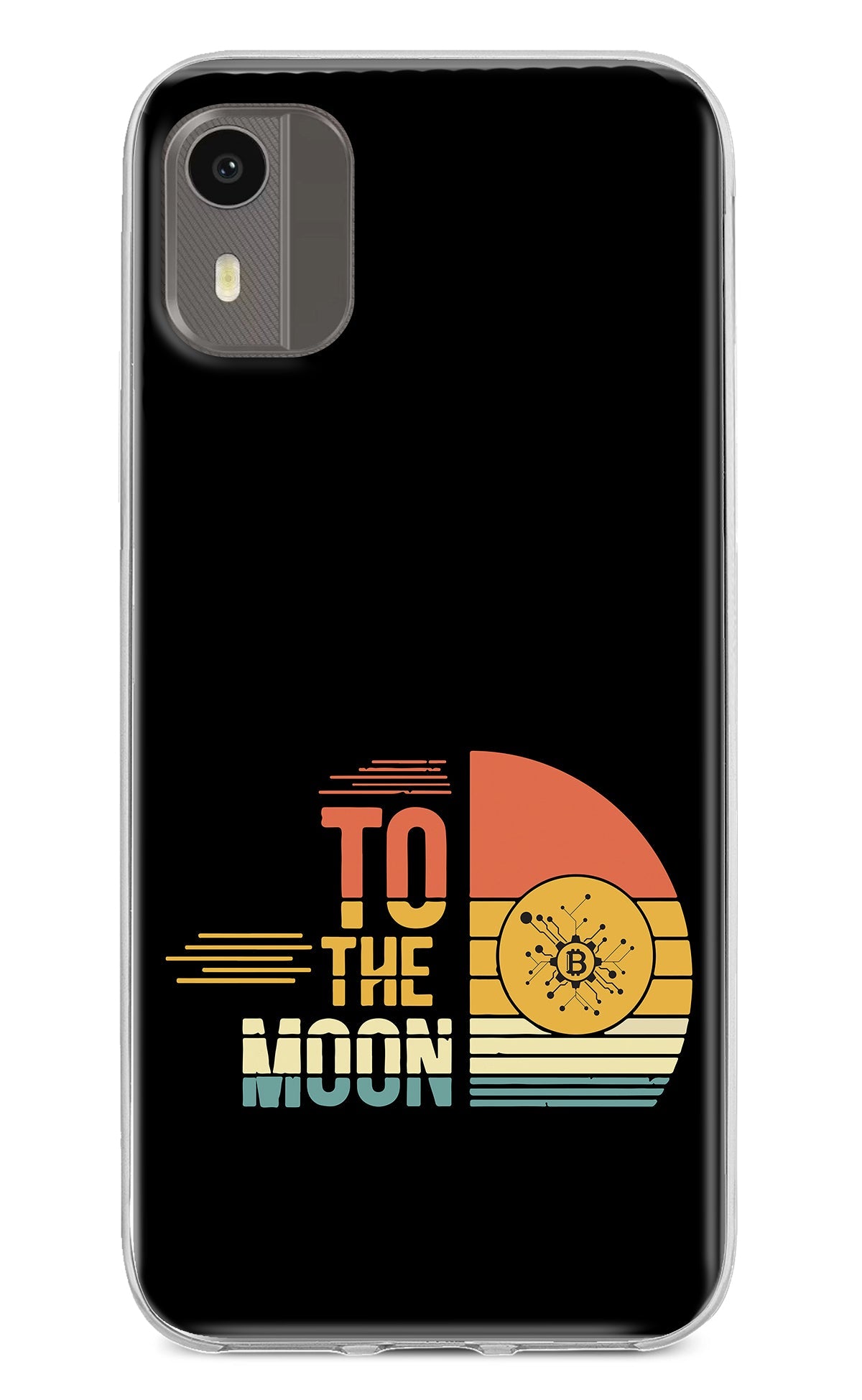 To the Moon Nokia C12/C12 Pro Back Cover