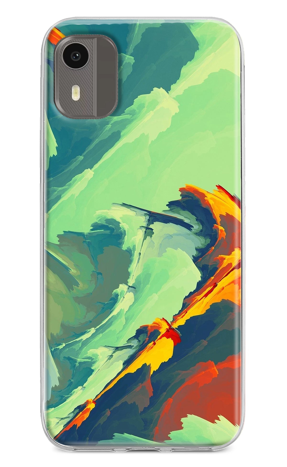 Paint Art Nokia C12/C12 Pro Back Cover