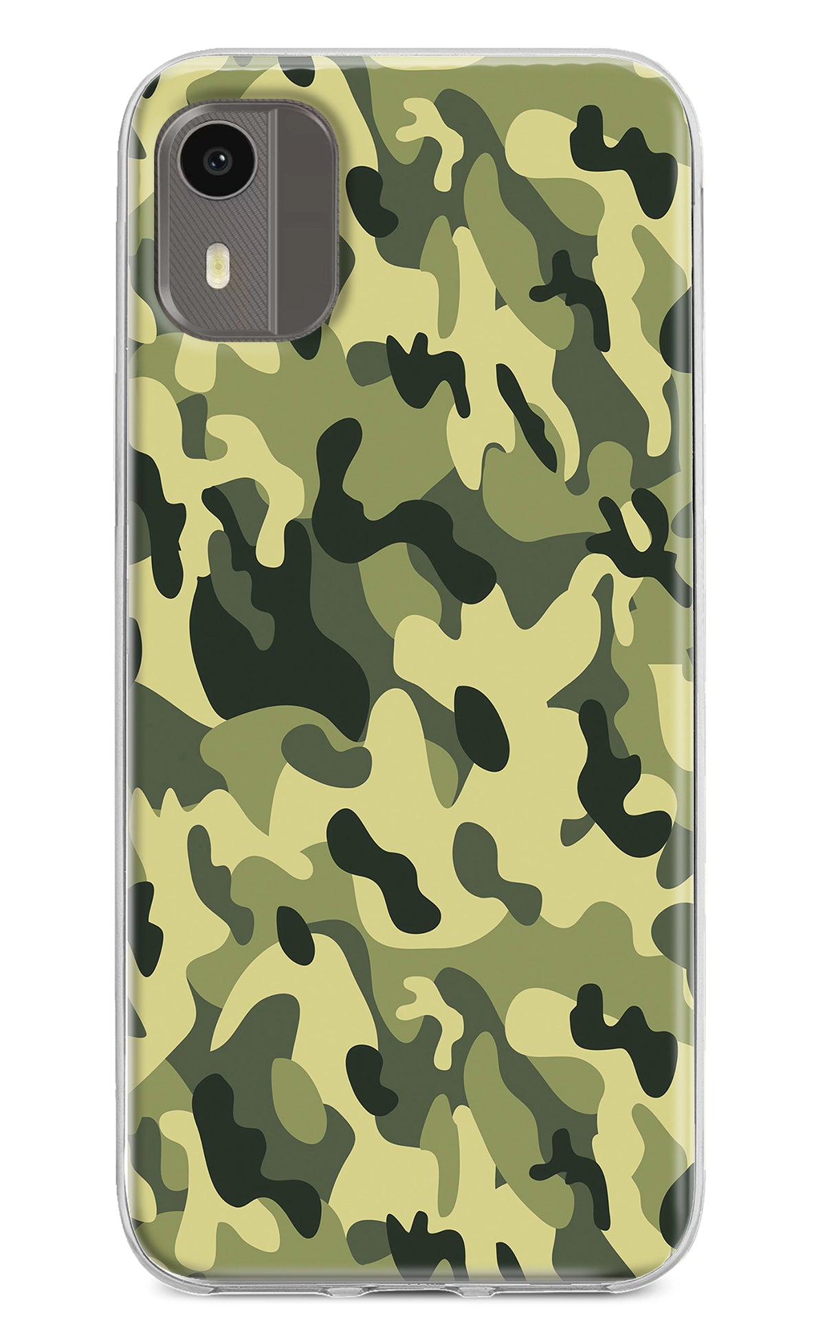Camouflage Nokia C12/C12 Pro Back Cover