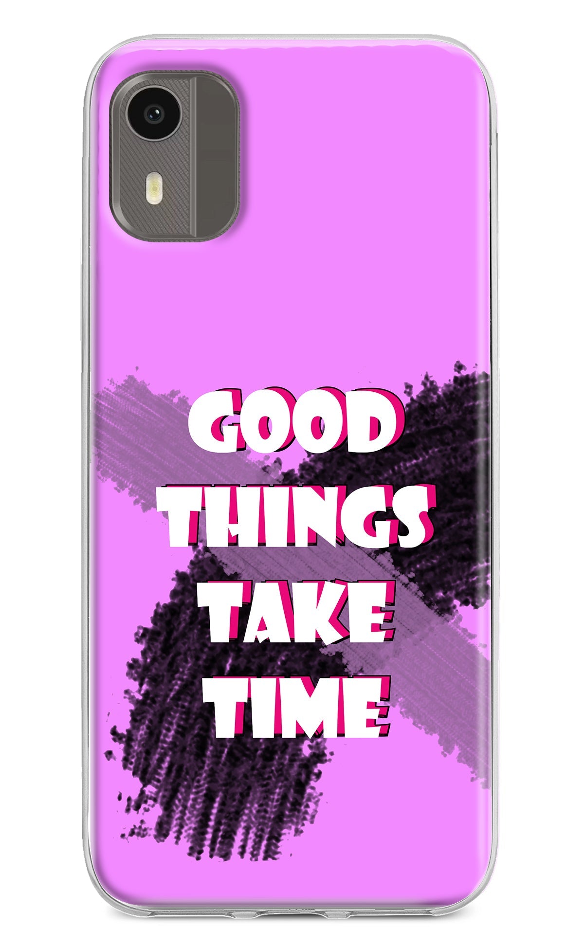 Good Things Take Time Nokia C12/C12 Pro Back Cover
