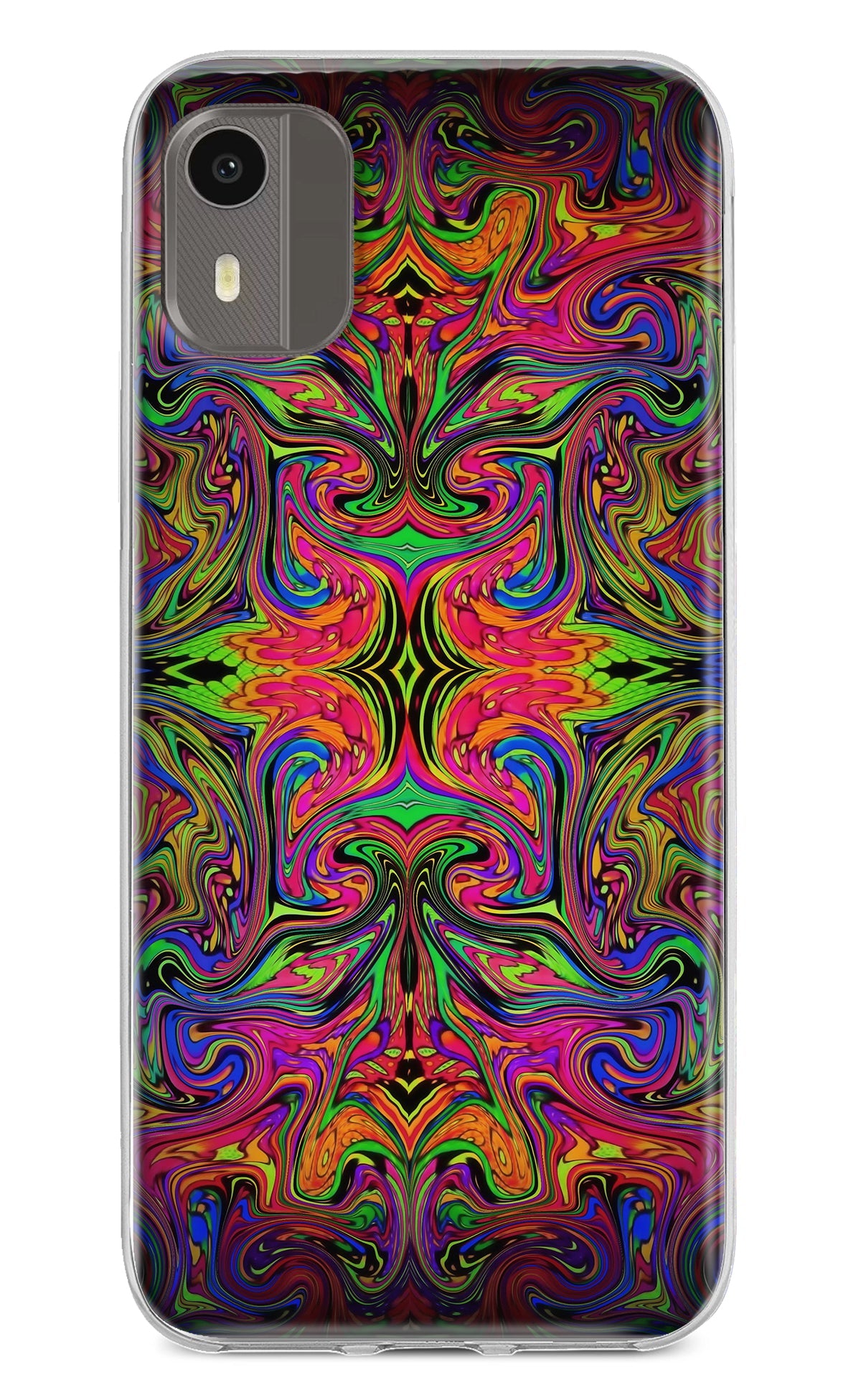 Psychedelic Art Nokia C12/C12 Pro Back Cover