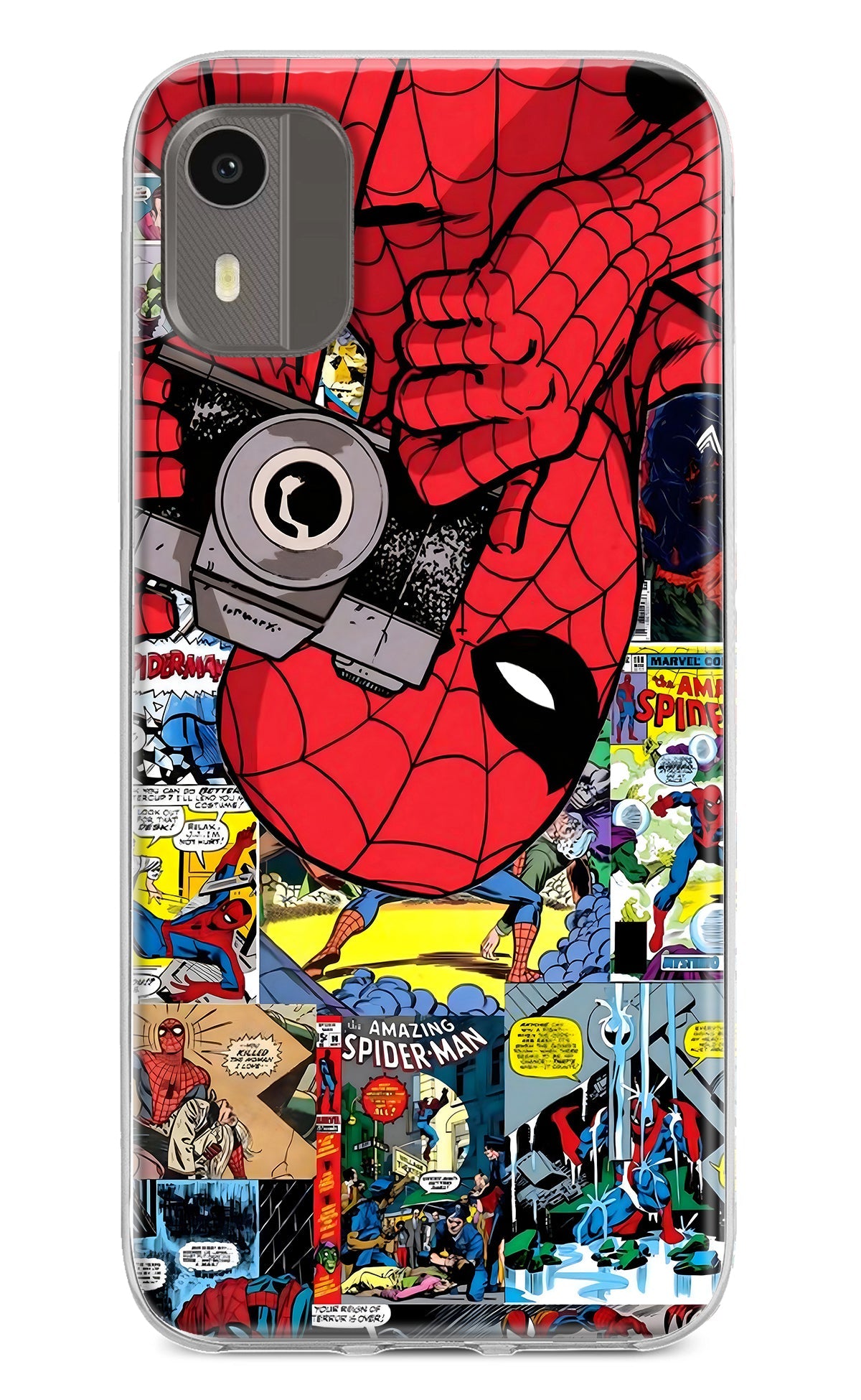 Spider Man Nokia C12/C12 Pro Back Cover