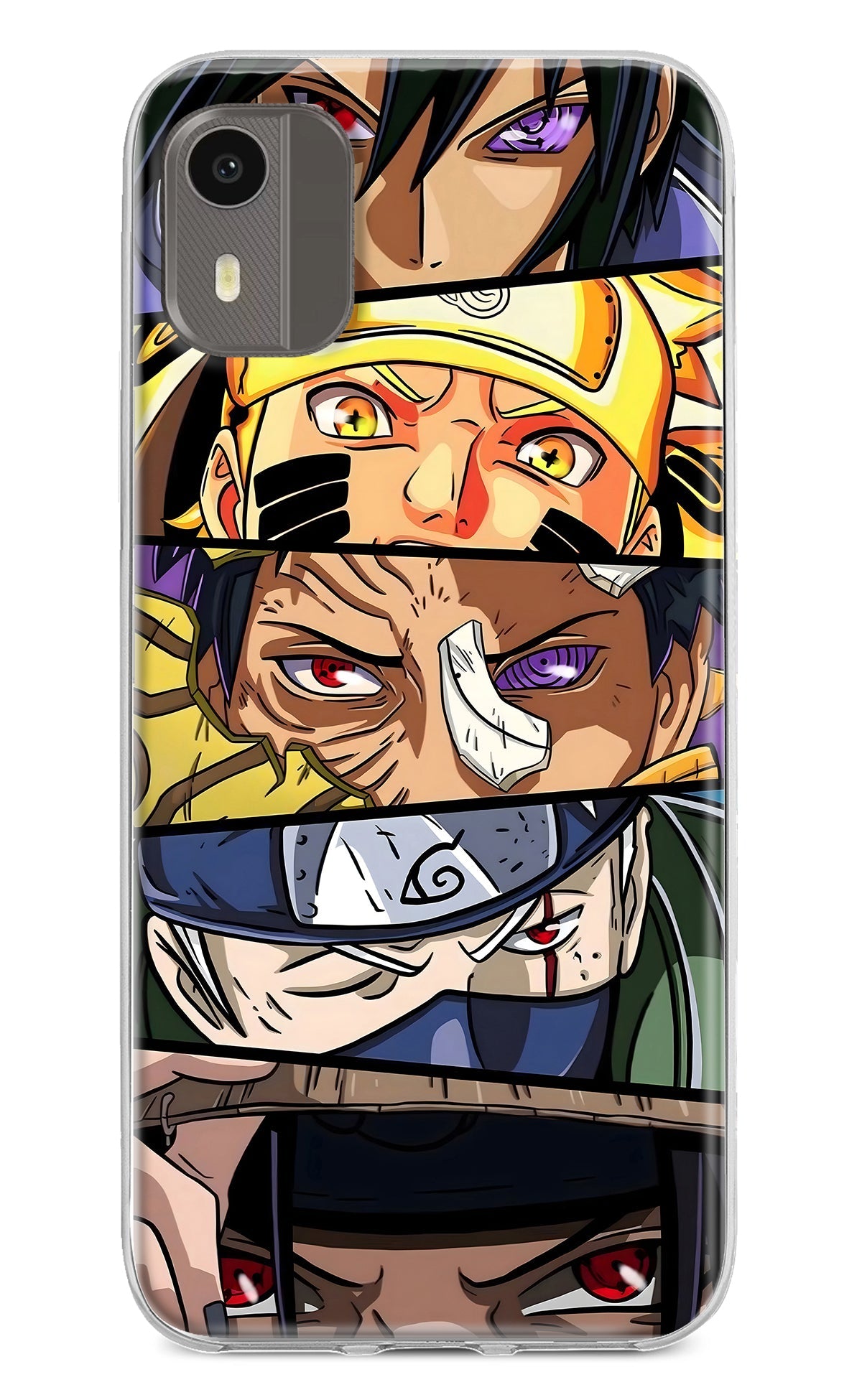 Naruto Character Nokia C12/C12 Pro Back Cover