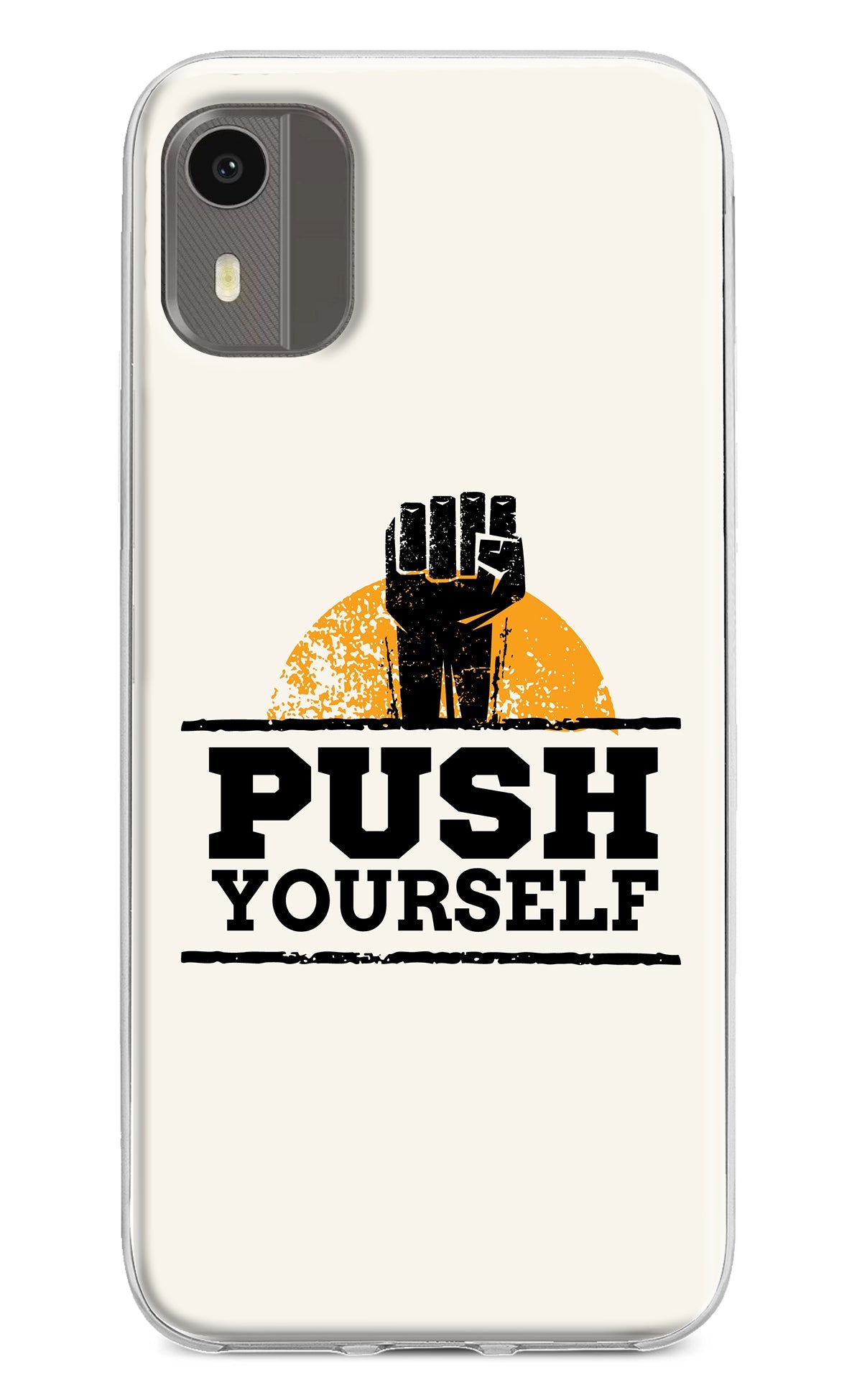 Push Yourself Nokia C12/C12 Pro Back Cover