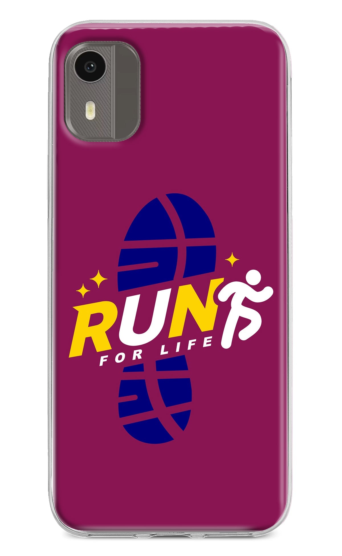 Run for Life Nokia C12/C12 Pro Back Cover