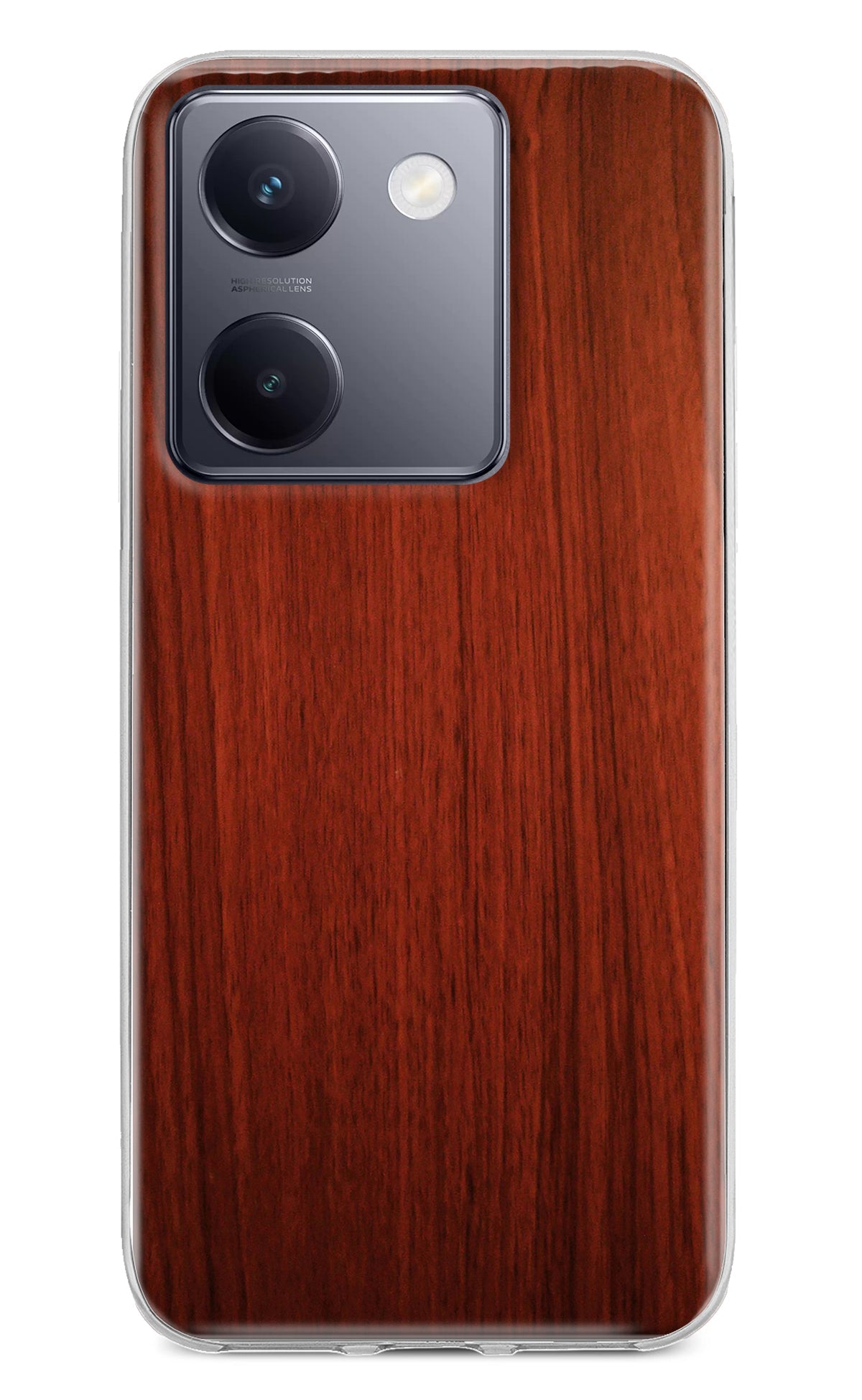 Wooden Plain Pattern Vivo Y200 Pro Back Cover