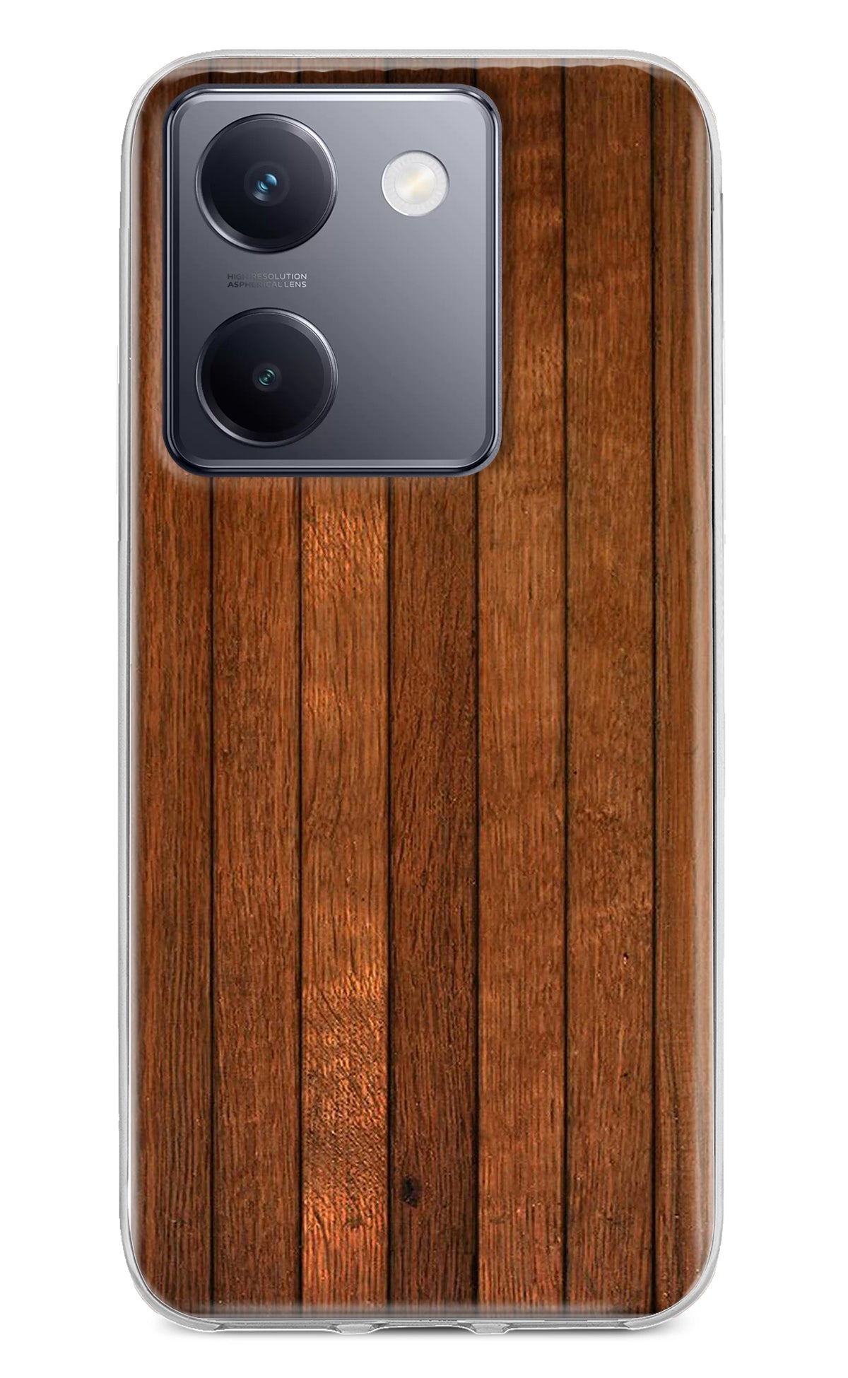 Wooden Artwork Bands Vivo Y200 Pro Back Cover