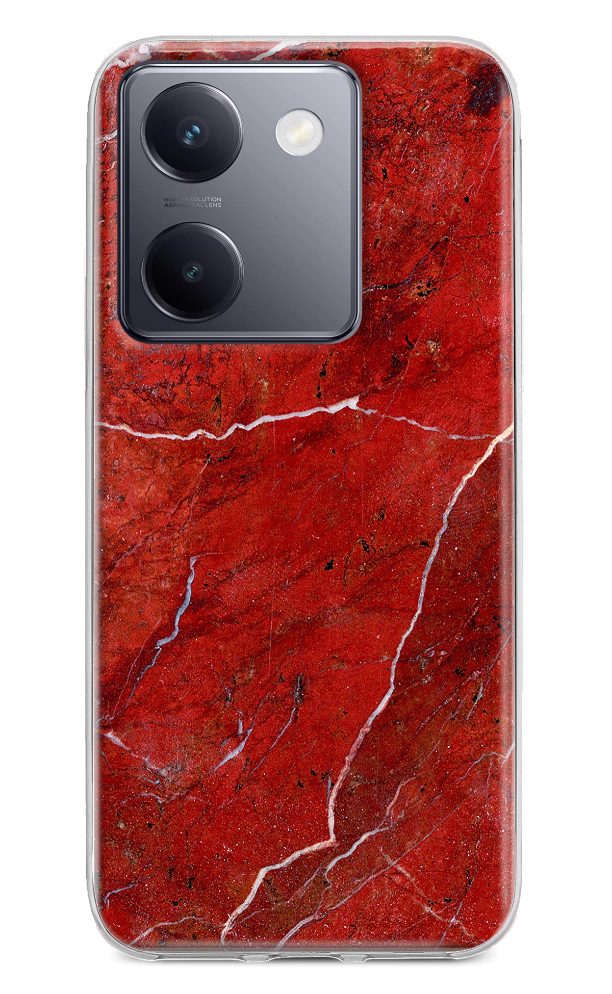 Red Marble Design Vivo Y200 Pro Back Cover