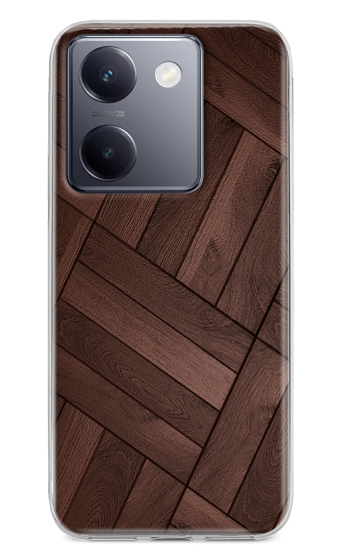 Wooden Texture Design Vivo Y200 Pro Back Cover