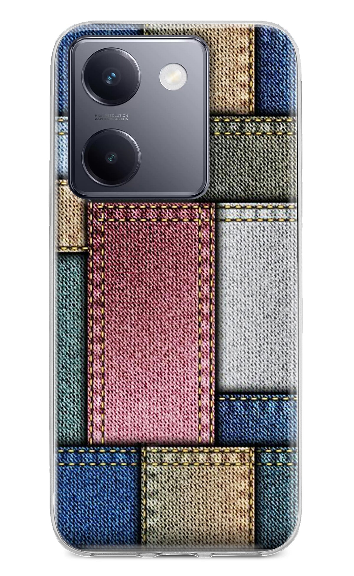 Multicolor Jeans Vivo Y200 Pro Back Cover