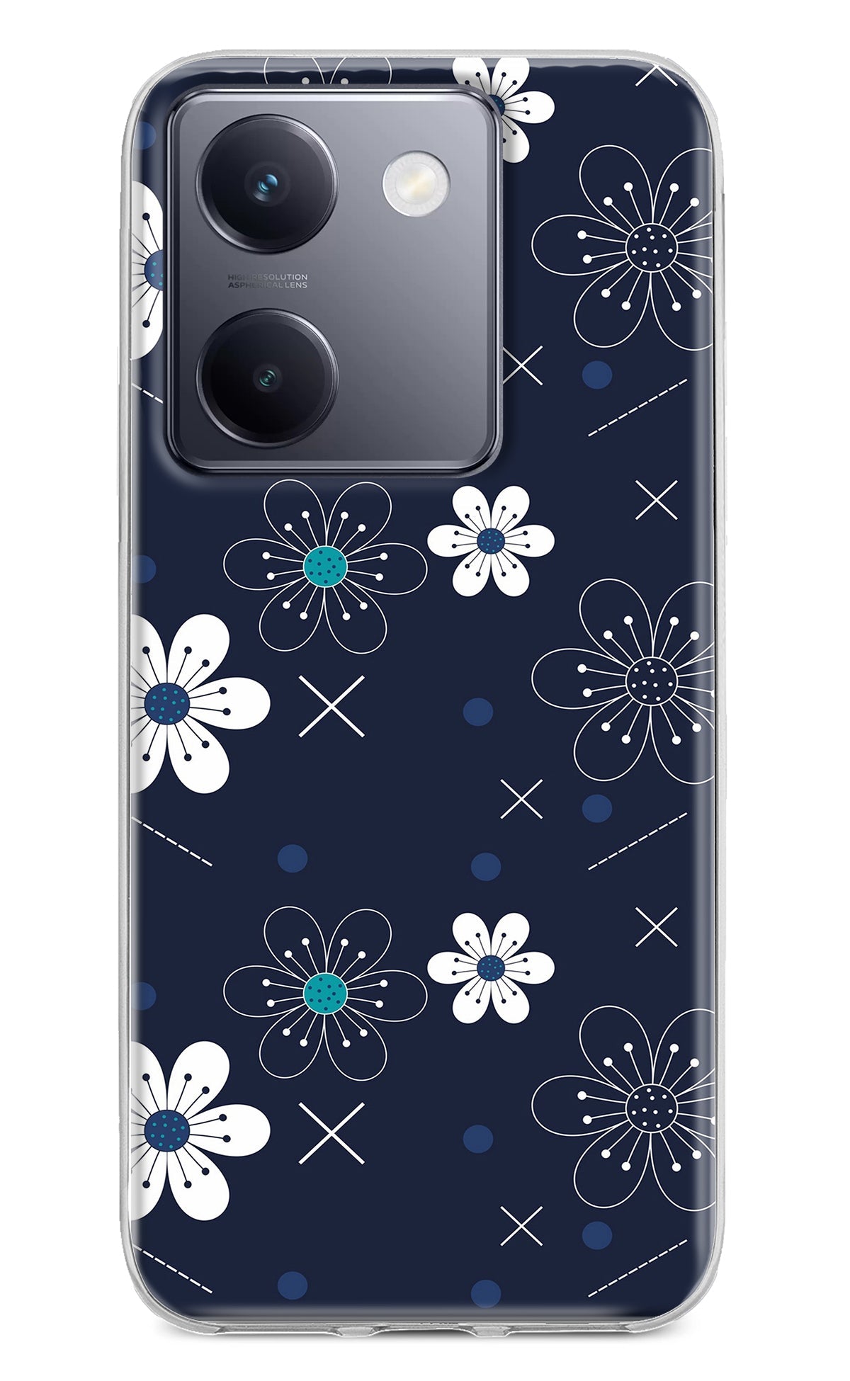 Flowers Vivo Y200 Pro Back Cover