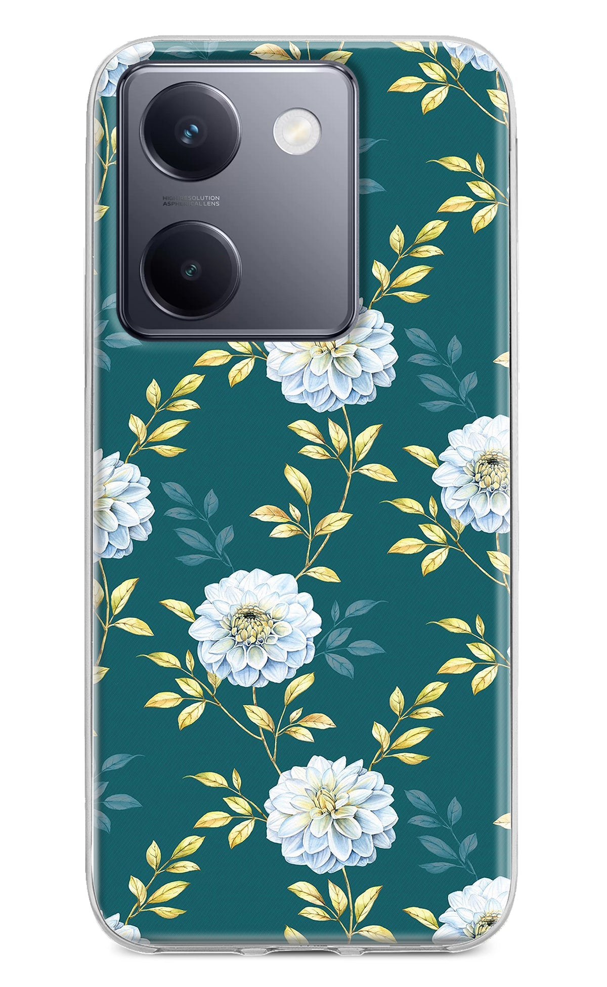 Flowers Vivo Y200 Pro Back Cover