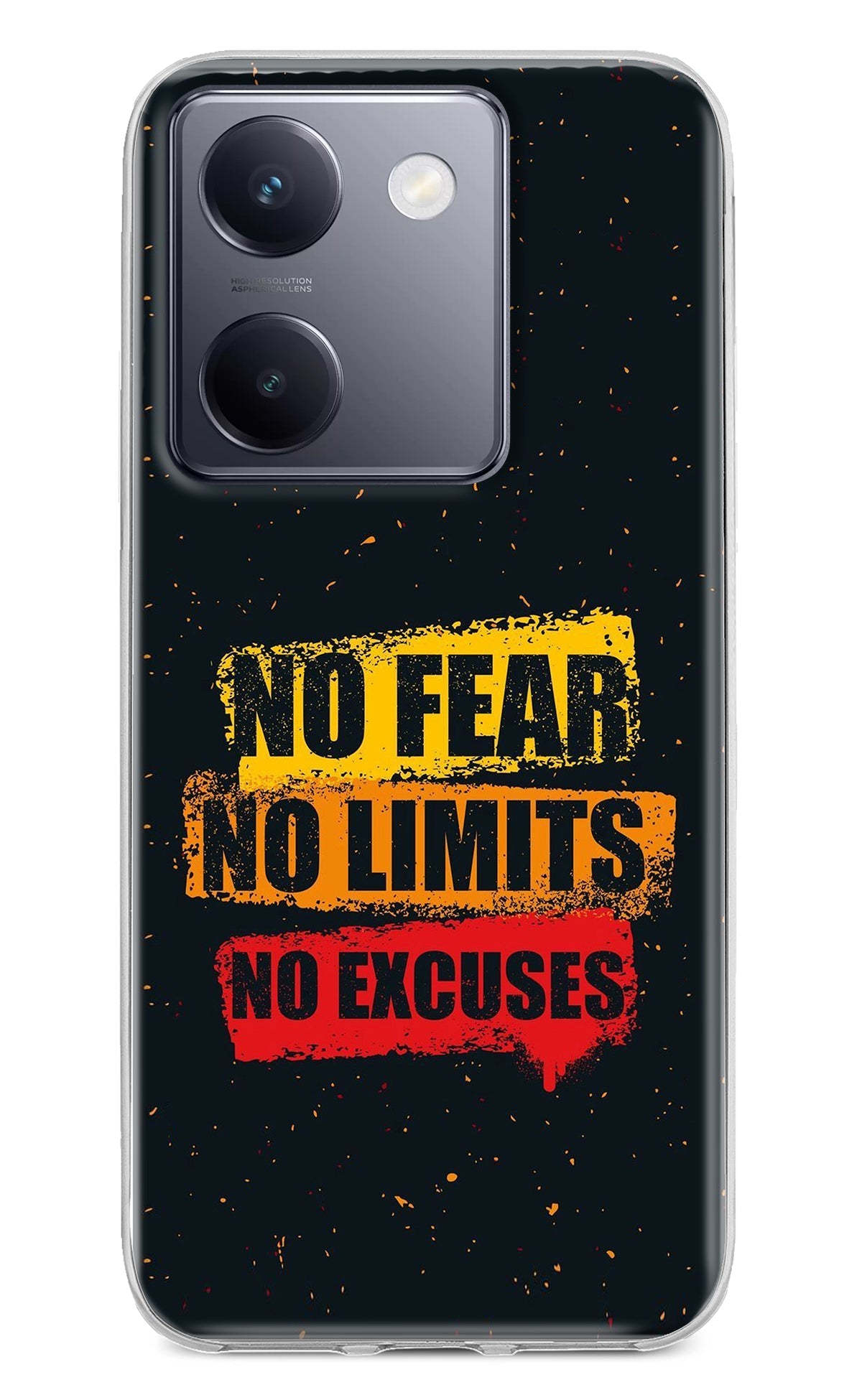 No Fear No Limits No Excuse Vivo Y200 Pro Back Cover