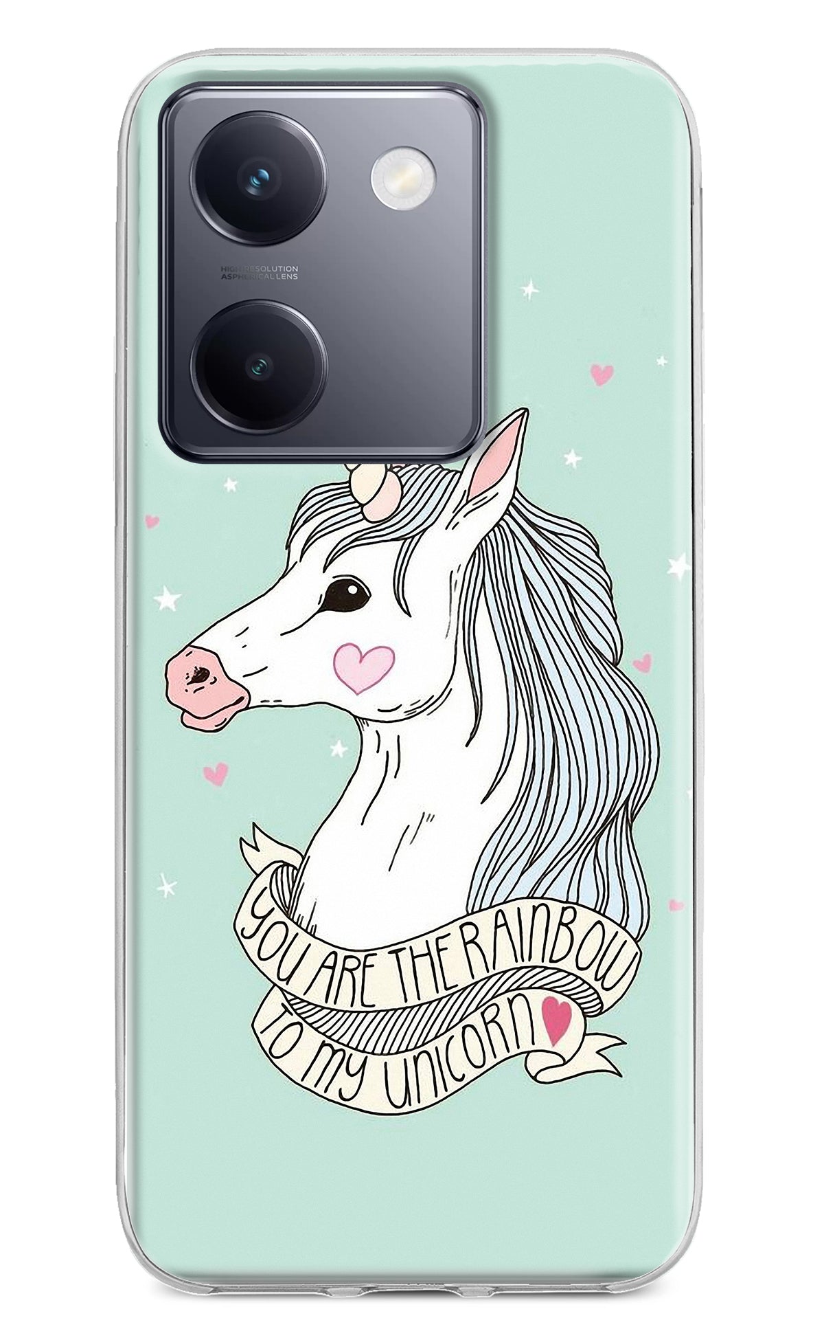 Unicorn Wallpaper Vivo Y200 Pro Back Cover