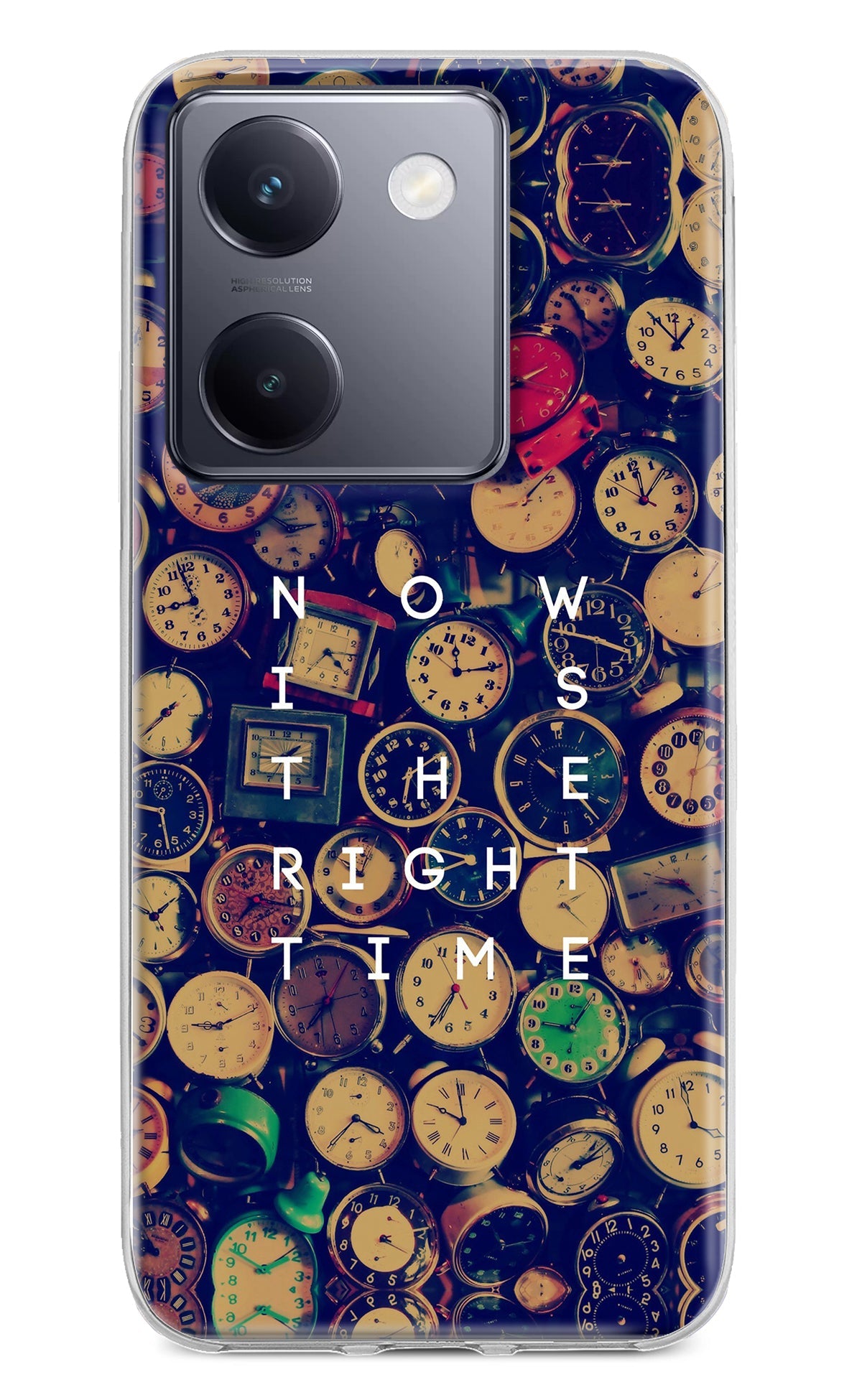 Now is the Right Time Quote Vivo Y200 Pro Back Cover