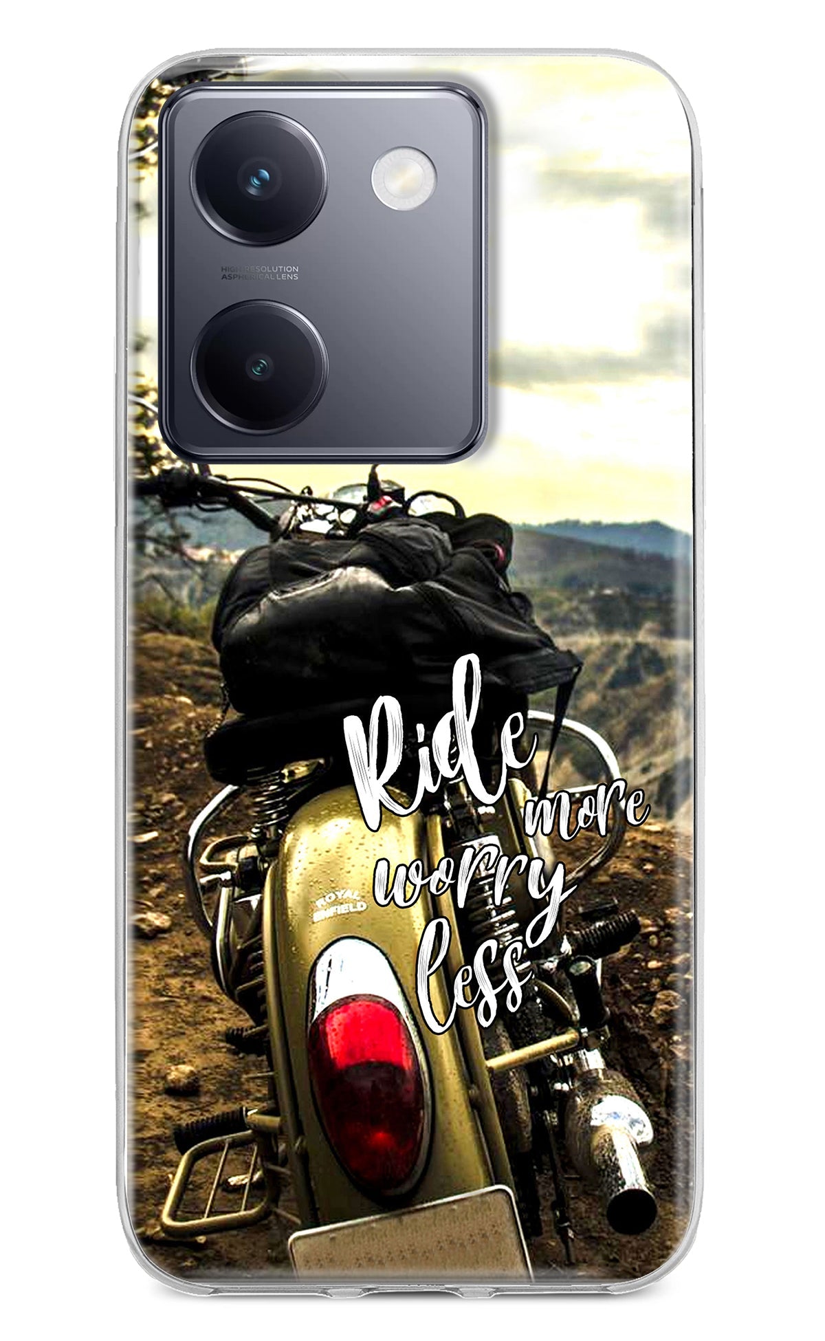 Ride More Worry Less Vivo Y200 Pro Back Cover