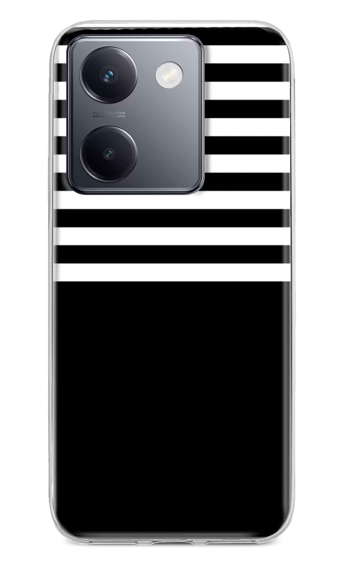 Black and White Print Vivo Y200 Pro Back Cover