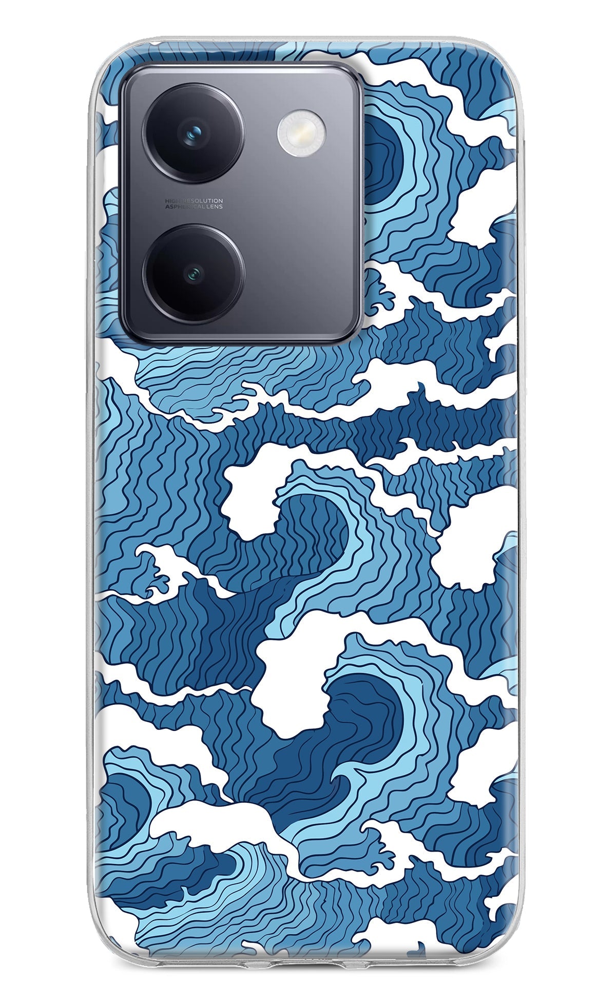 Blue Waves Vivo Y200 Pro Back Cover