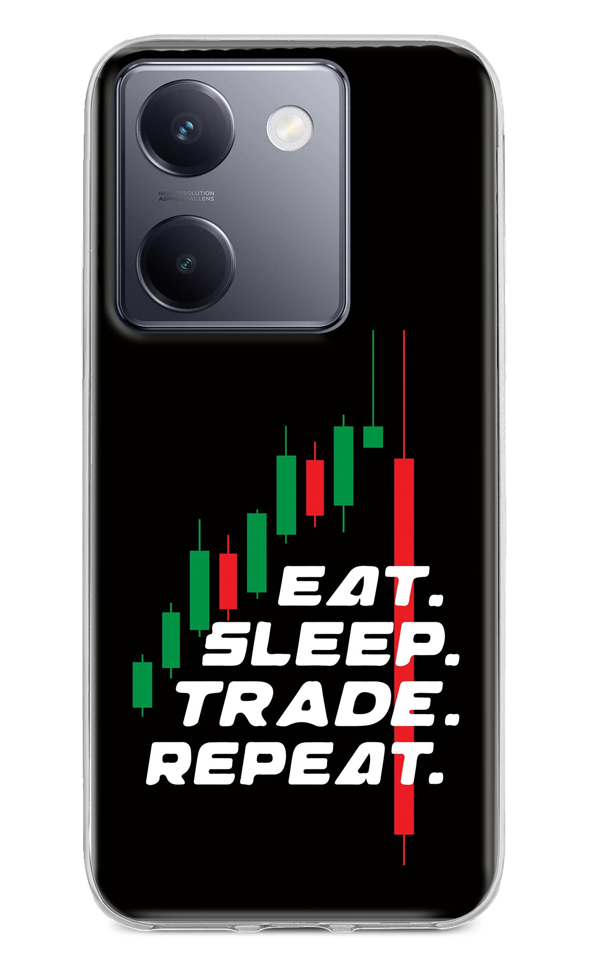 Eat Sleep Trade Repeat Vivo Y200 Pro Back Cover