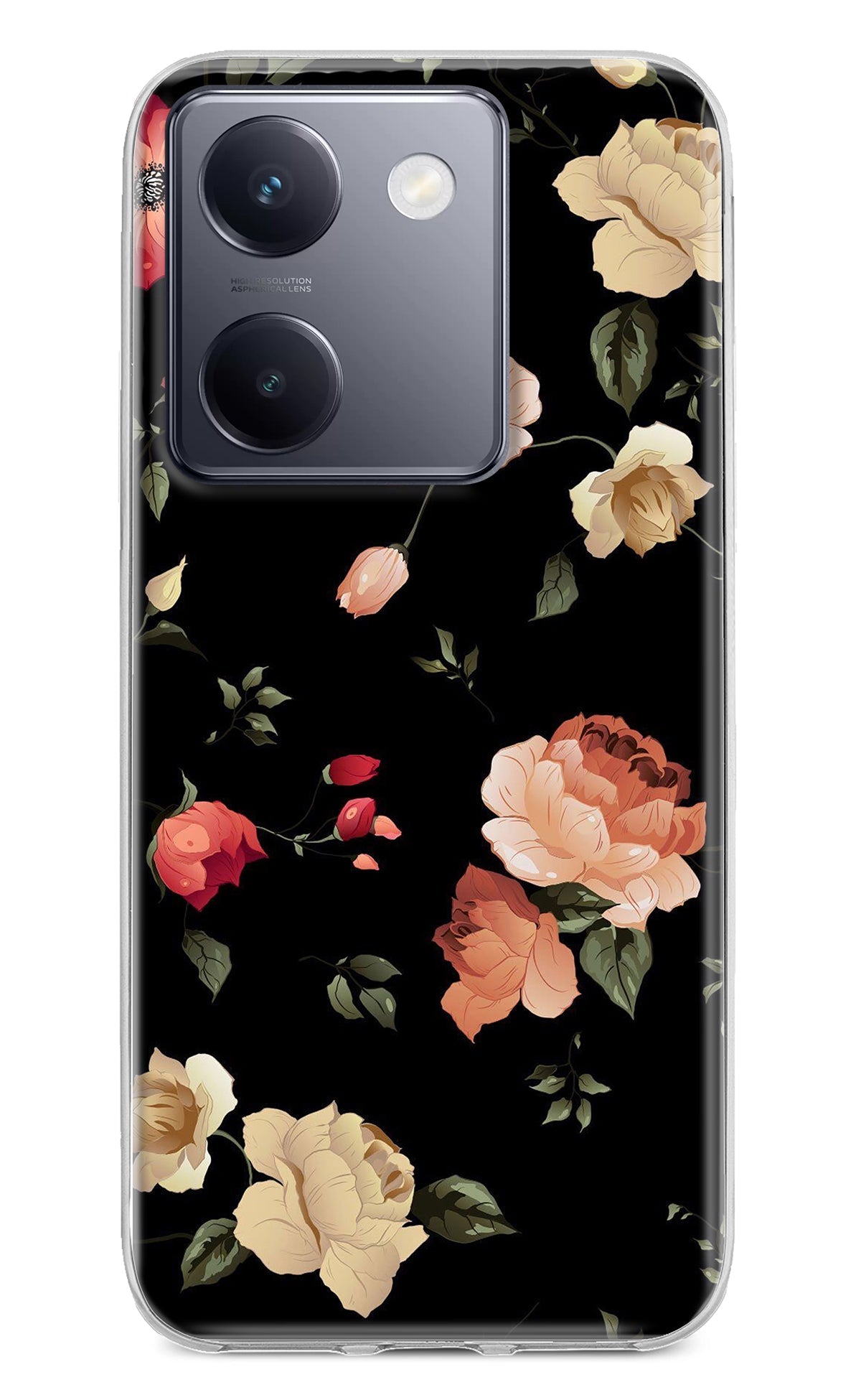 Flowers Vivo Y200 Pro Back Cover