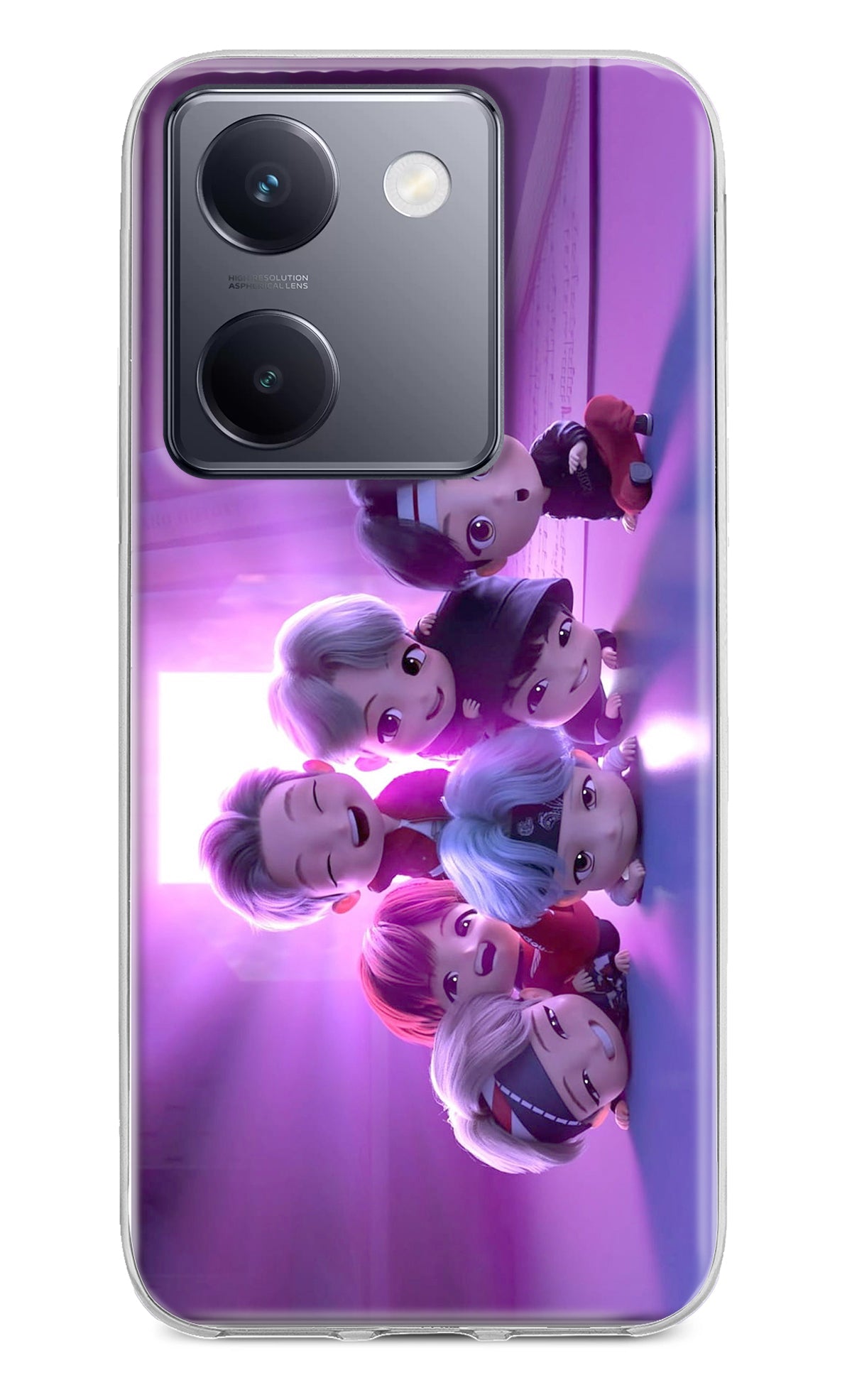 BTS Chibi Vivo Y200 Pro Back Cover