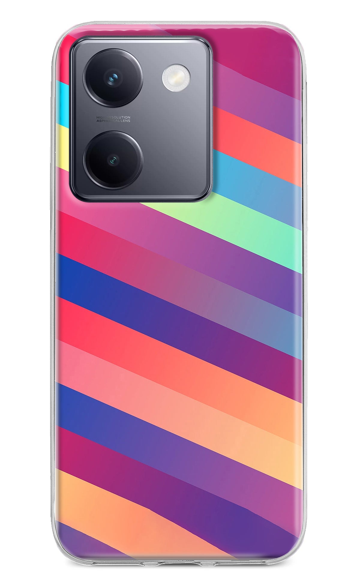 Stripes color Vivo Y200 Pro Back Cover