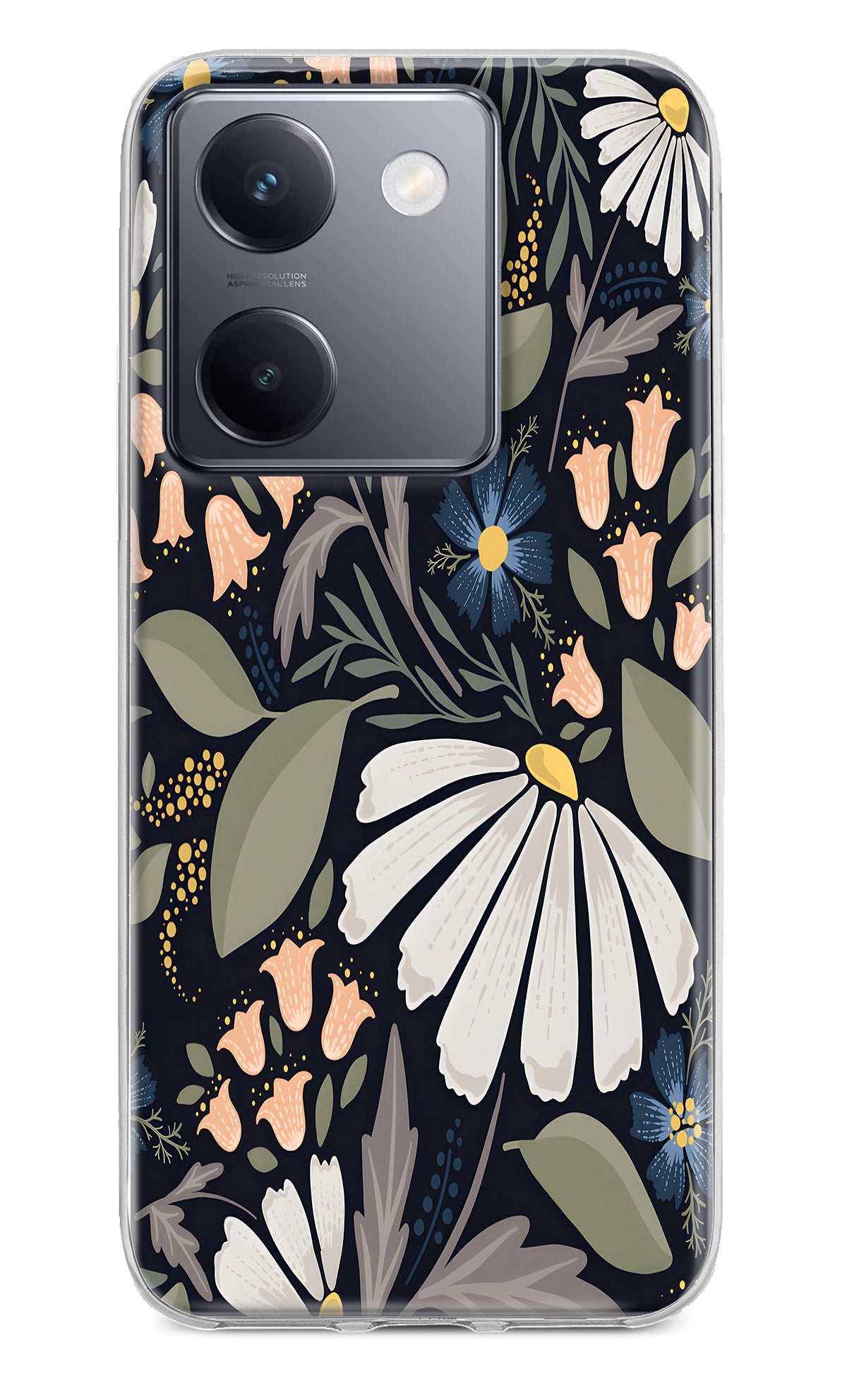 Flowers Art Vivo Y200 Pro Back Cover