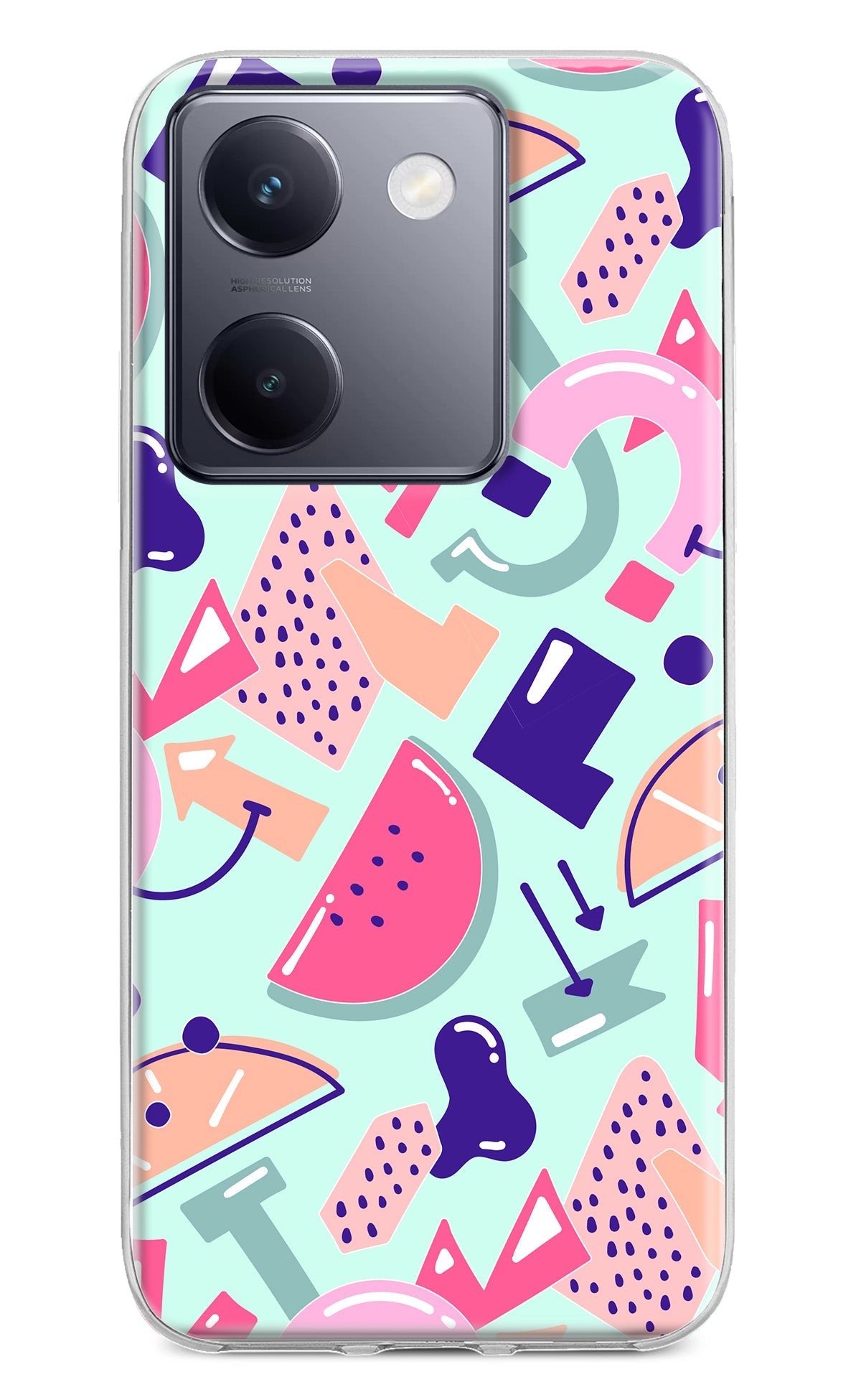 Doodle Pattern Vivo Y200 Pro Back Cover